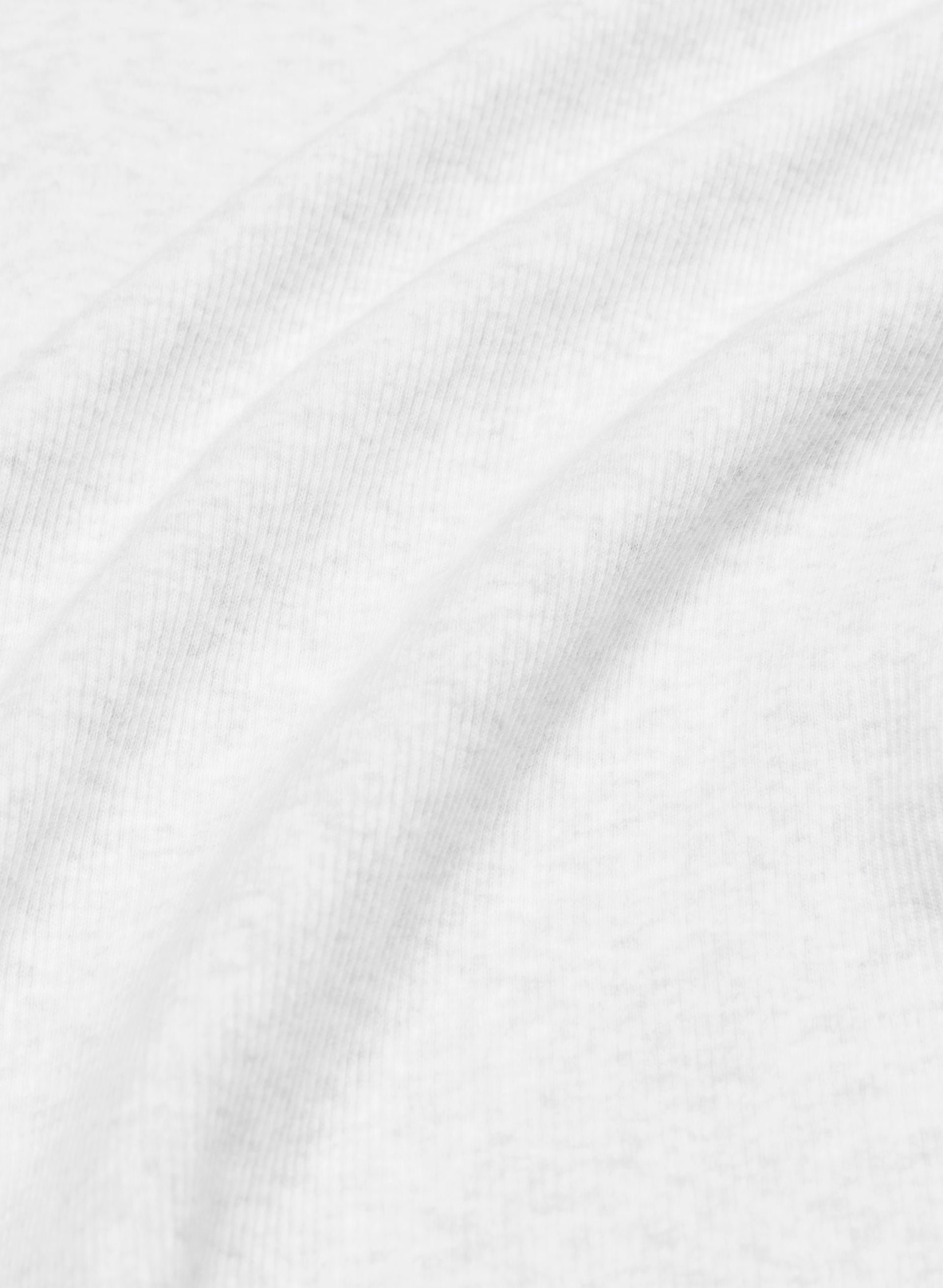 HomeStretch™ Rib Tune T-Shirt - HEATHER CLOUD WHITE