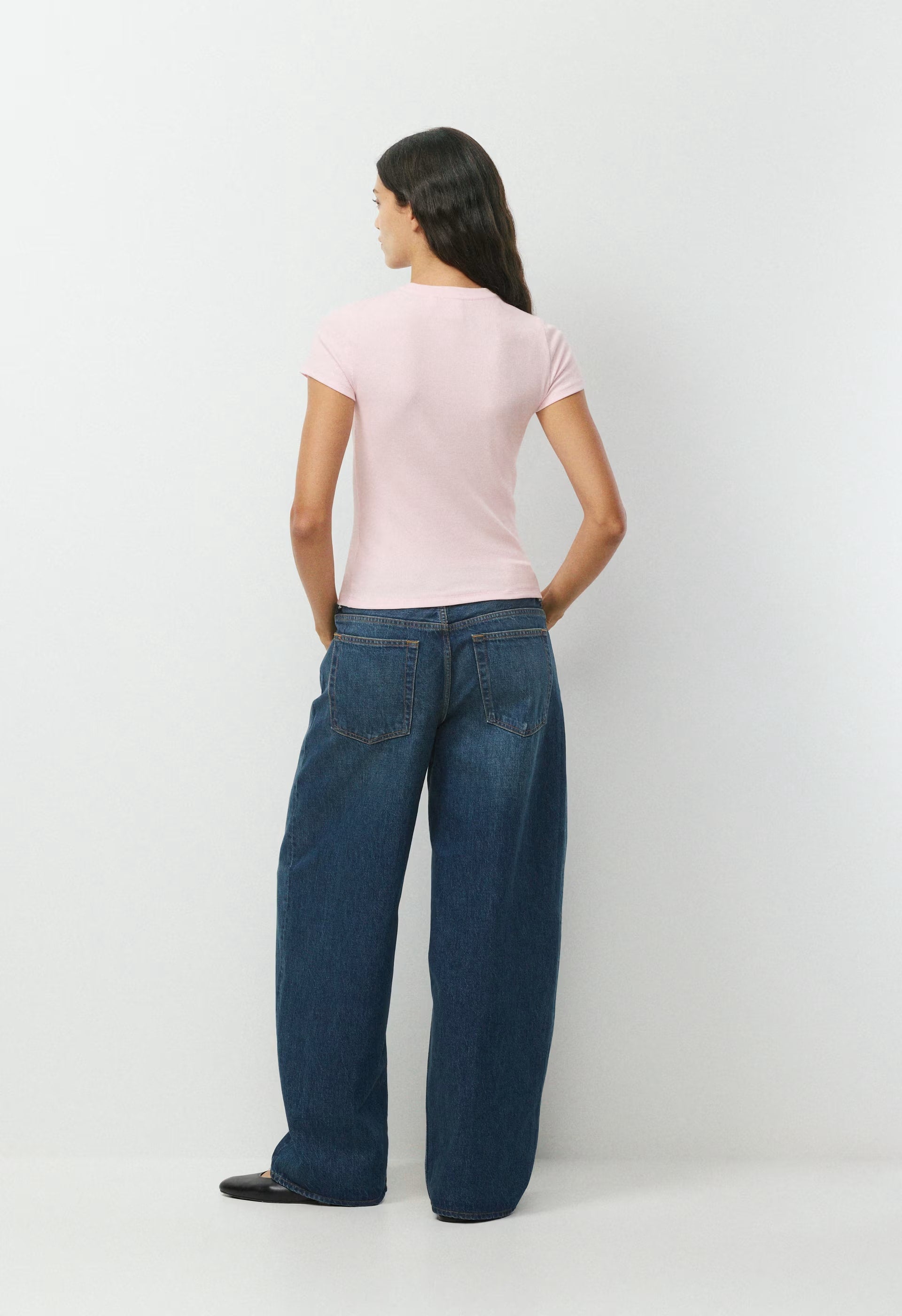 HomeStretch™ Rib Tune T-Shirt - MAGNOLIA/GALA PLUM