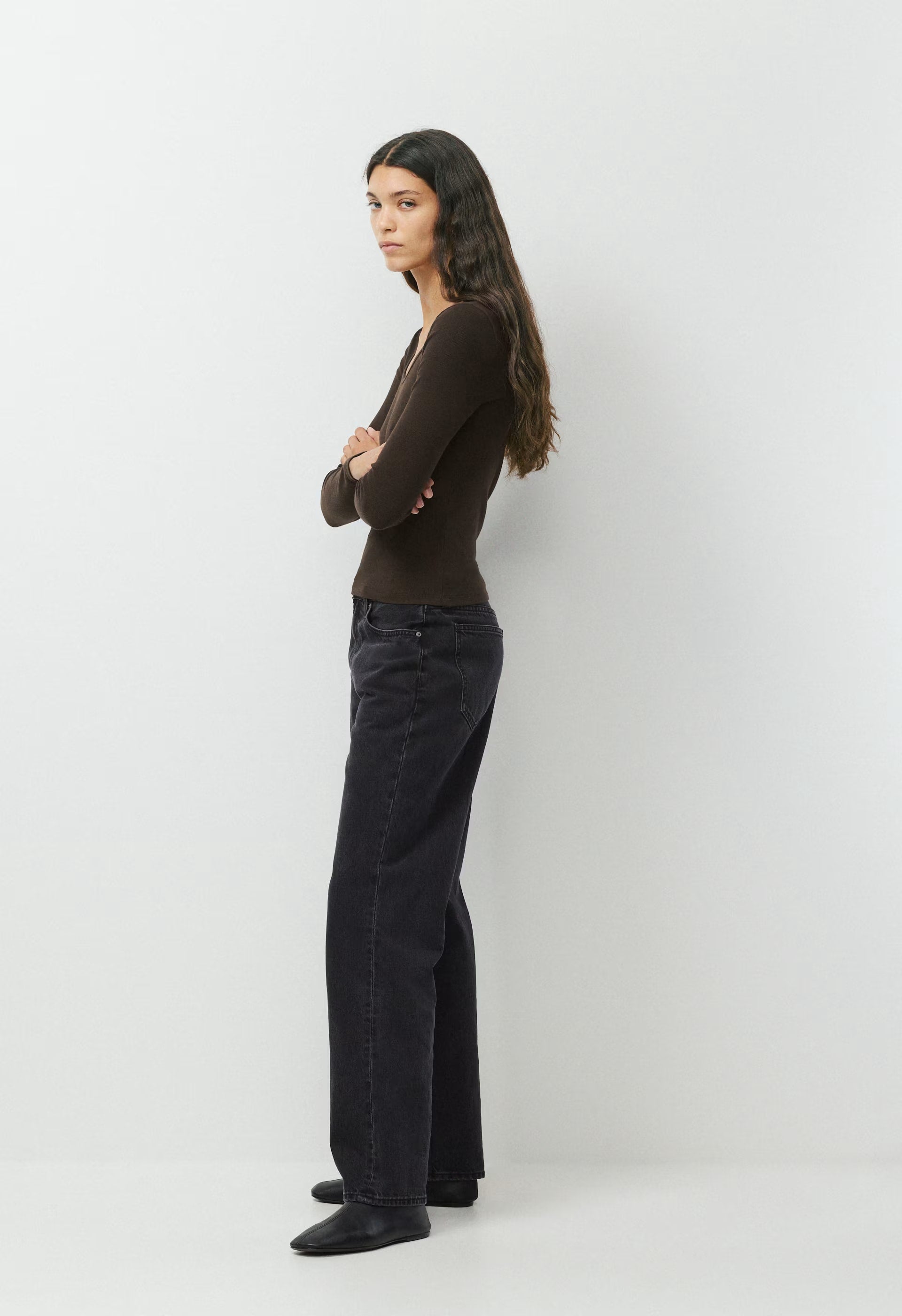 HomeStretch™ Rib Equalizer Longsleeve - MAGNOLIA