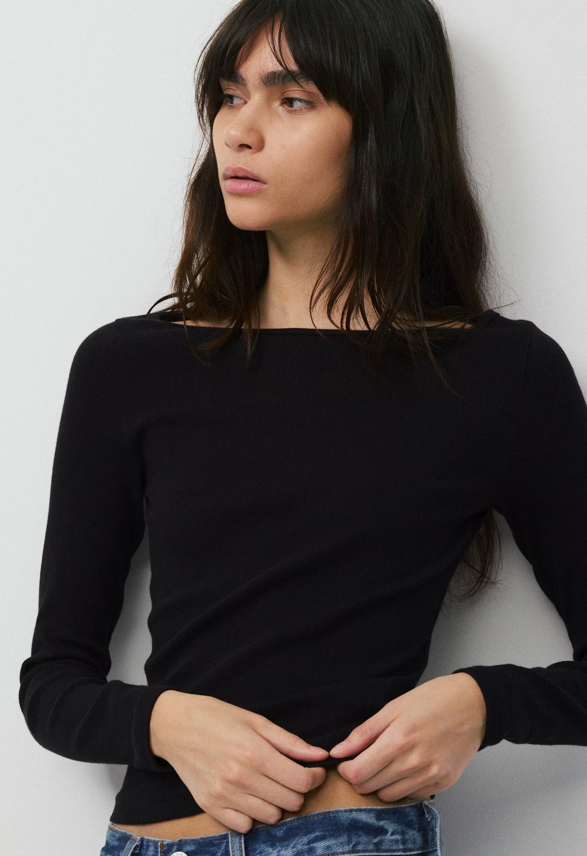 HomeStretch™ Rib Airwave Longsleeve - BLACK