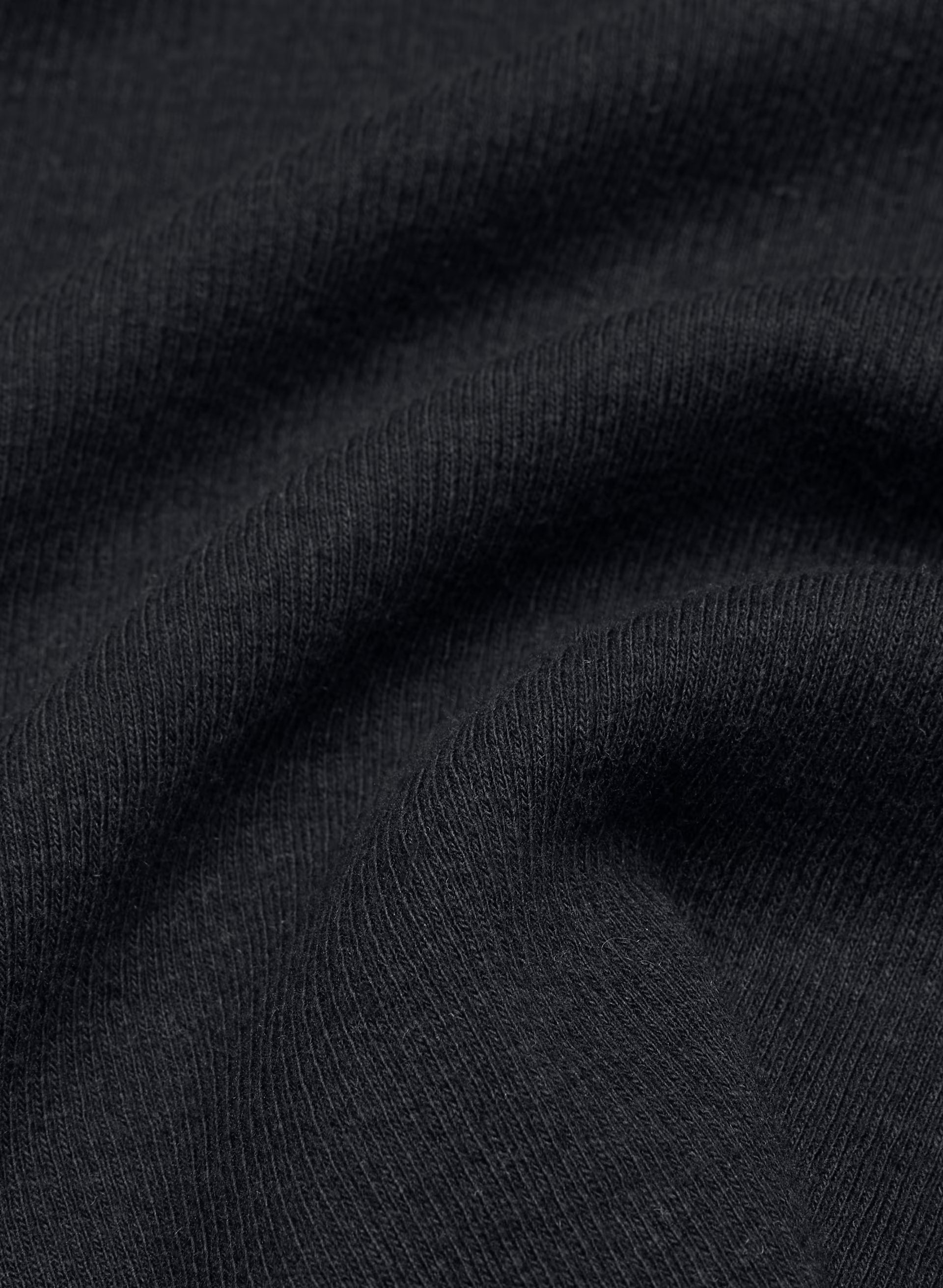HomeStretch™ Rib Acoustic Henley - BLACK