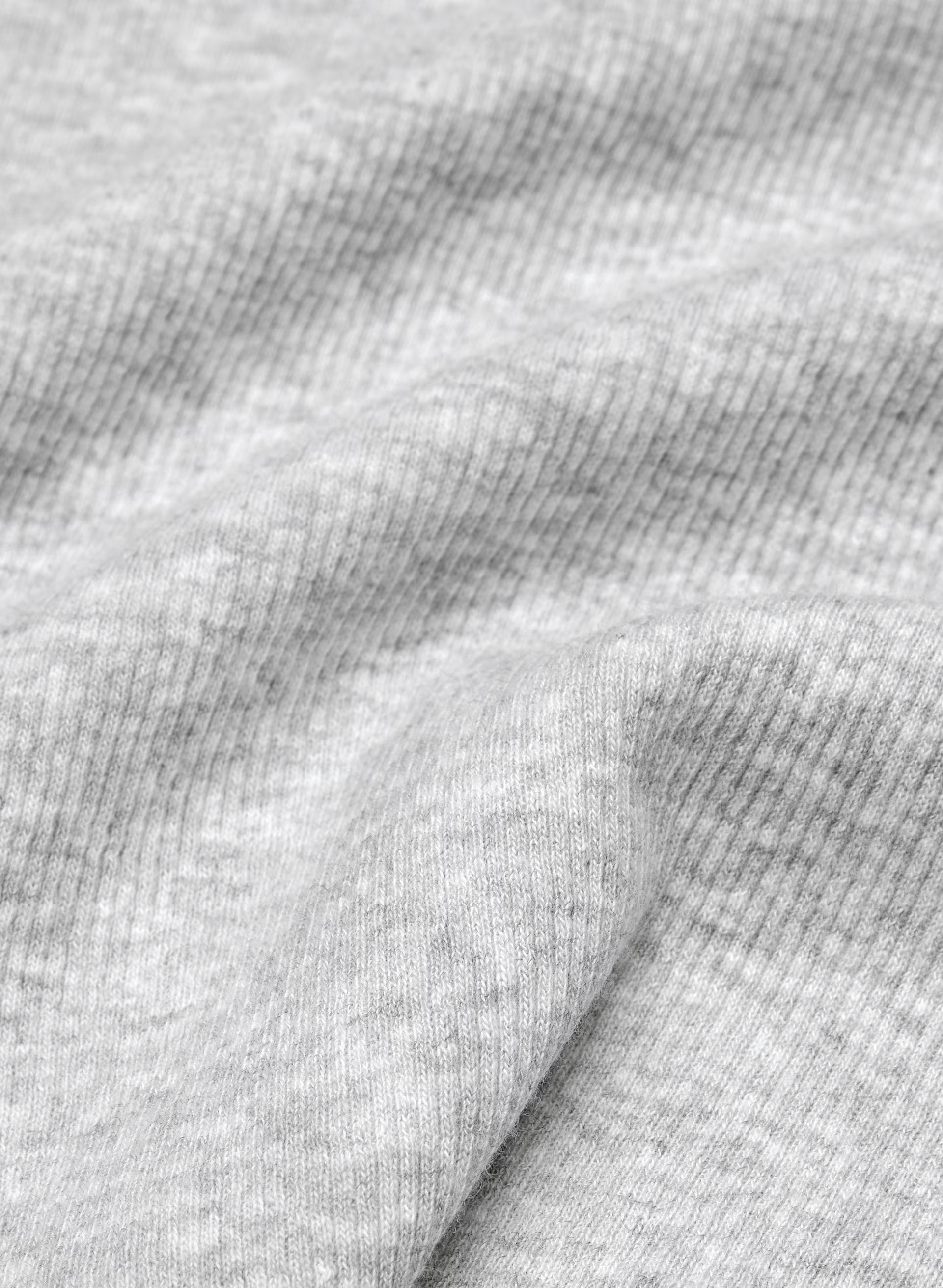 HomeStretch™ Rib Acoustic Henley - HEATHER CHROME