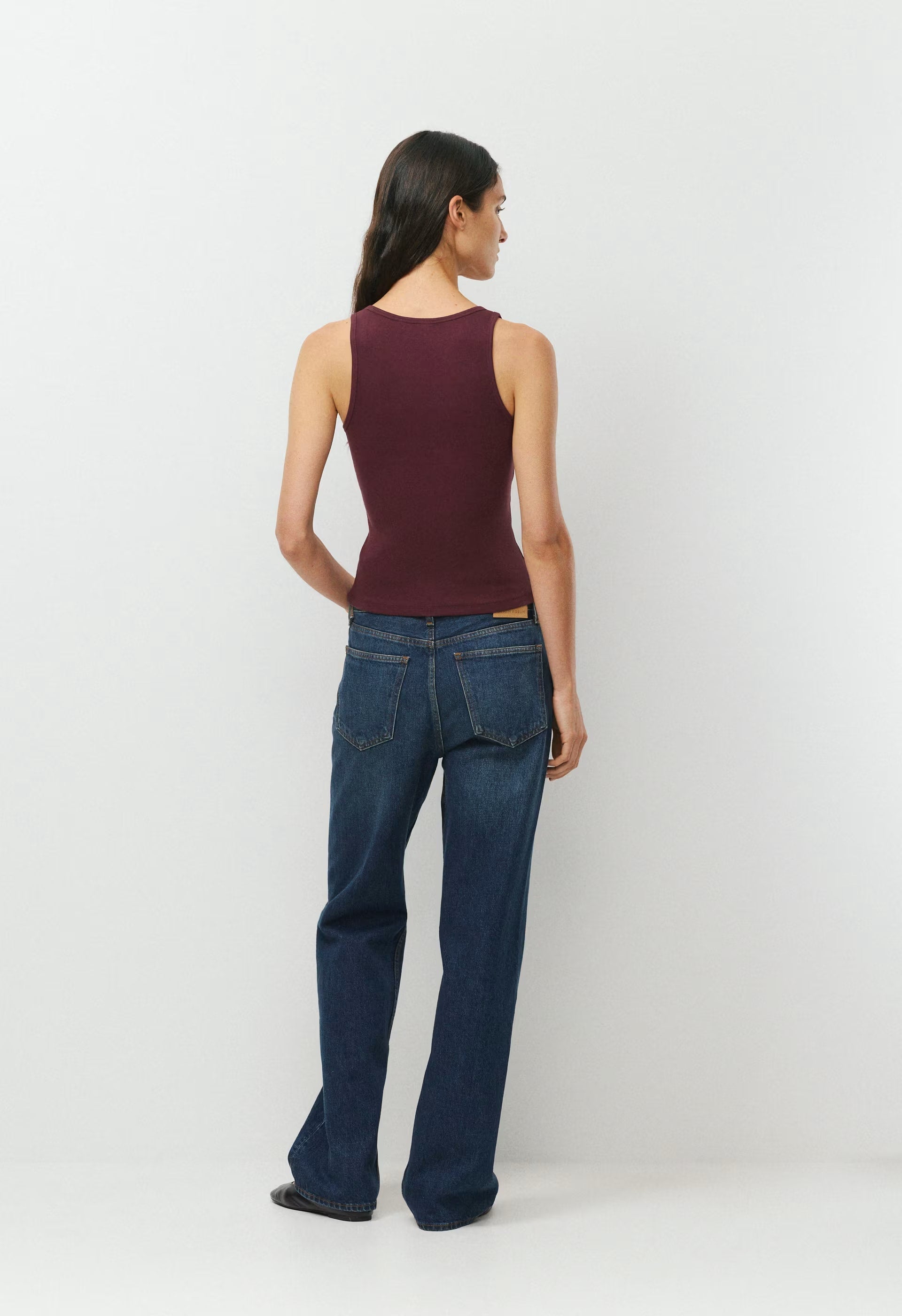 HomeStretch™ Rib Frequency Tank - GALA PLUM