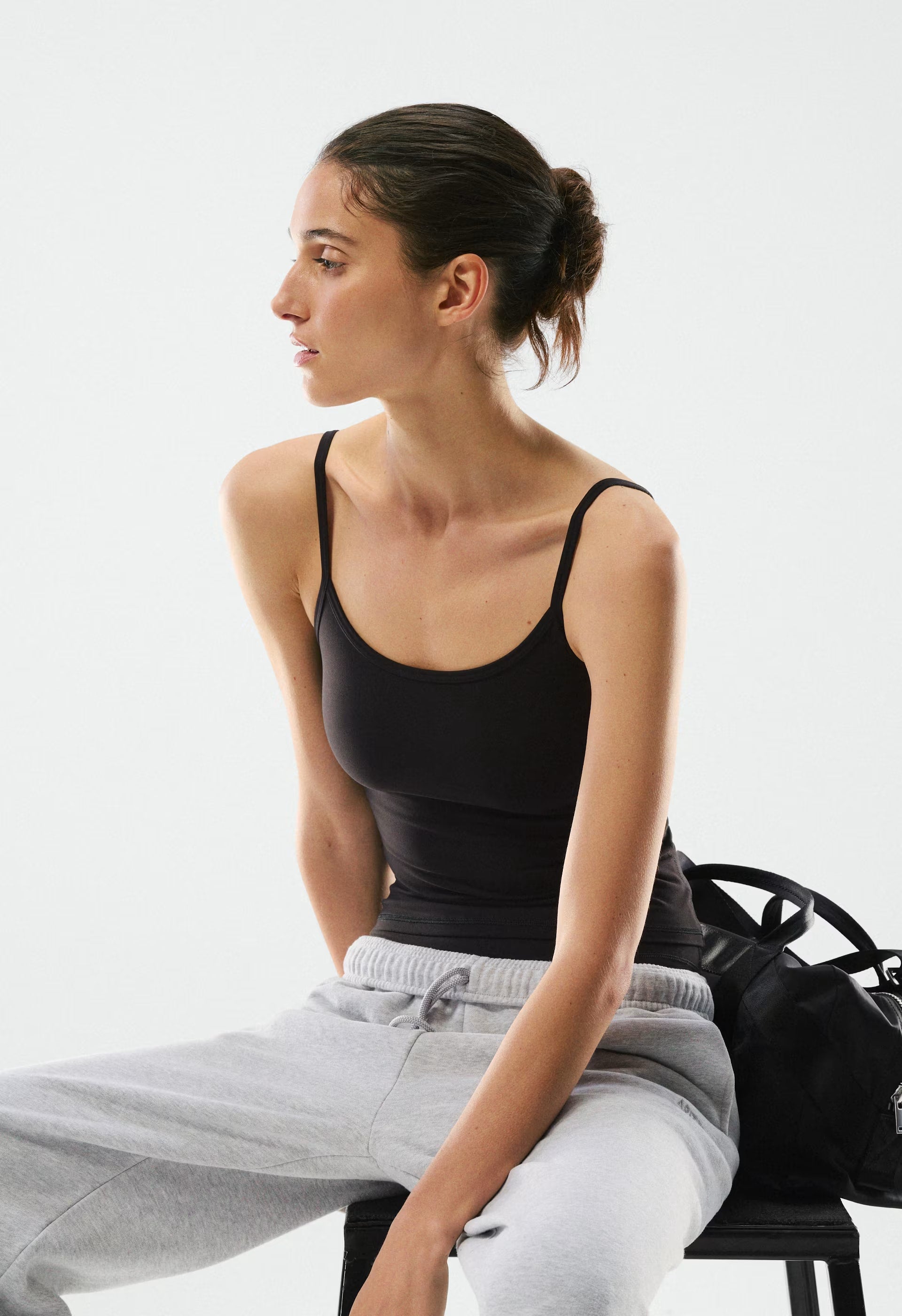 BUTTER Essential Cami Tank - BLACK