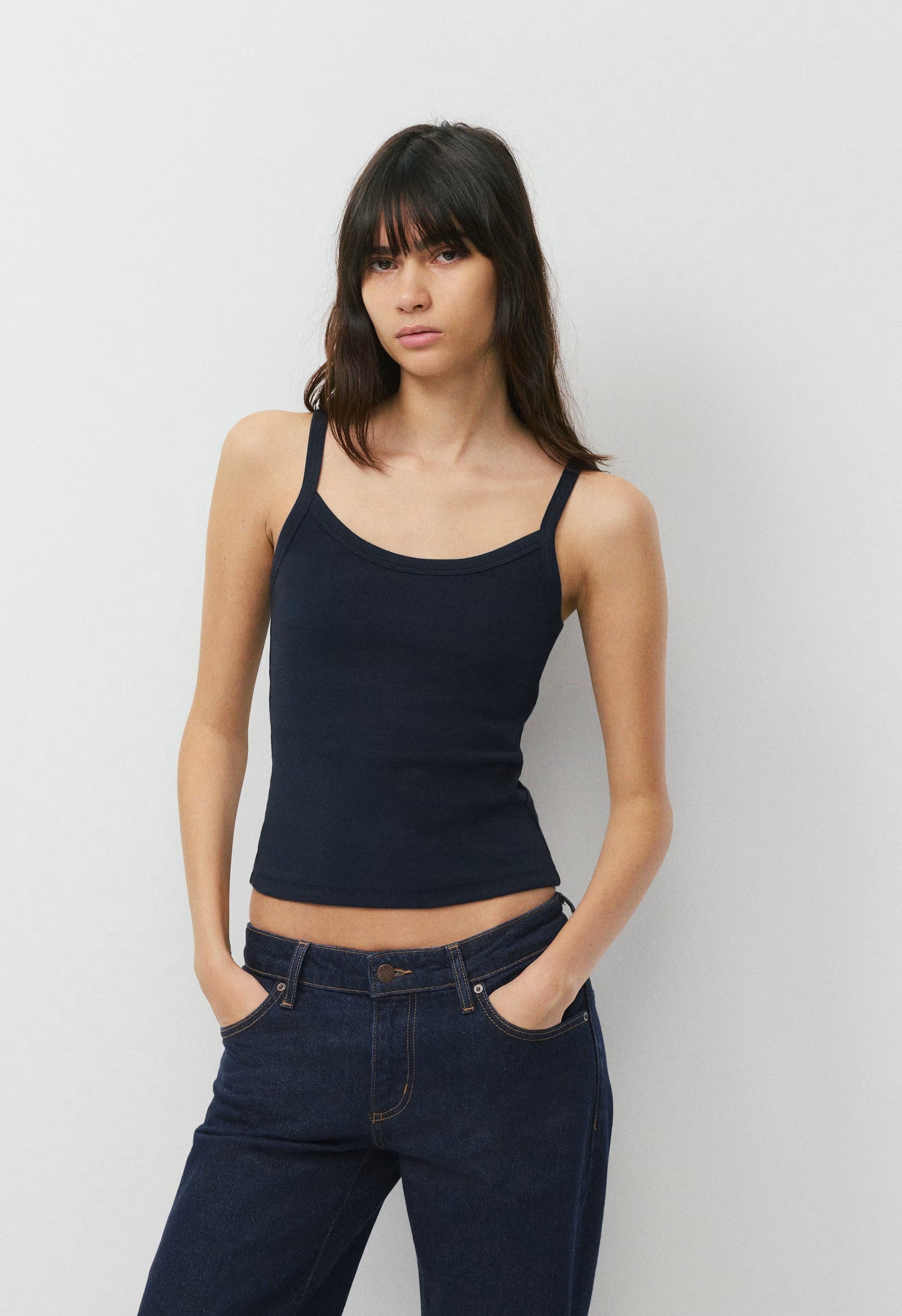 HomeStretch™ Rib Spectrum Cami Tank - ADMIRAL