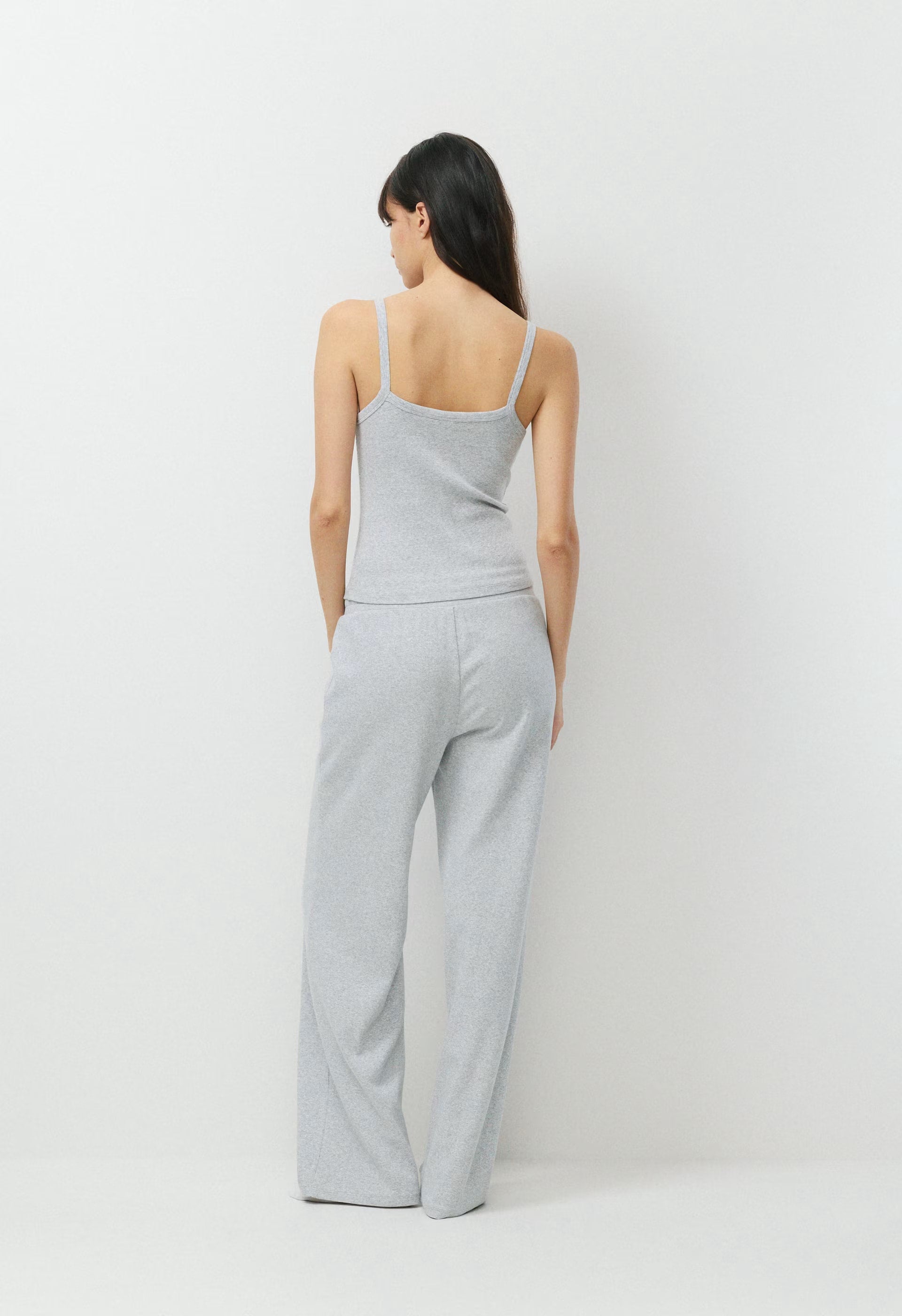HomeStretch™ Rib Spectrum Cami Tank - HEATHER CHROME