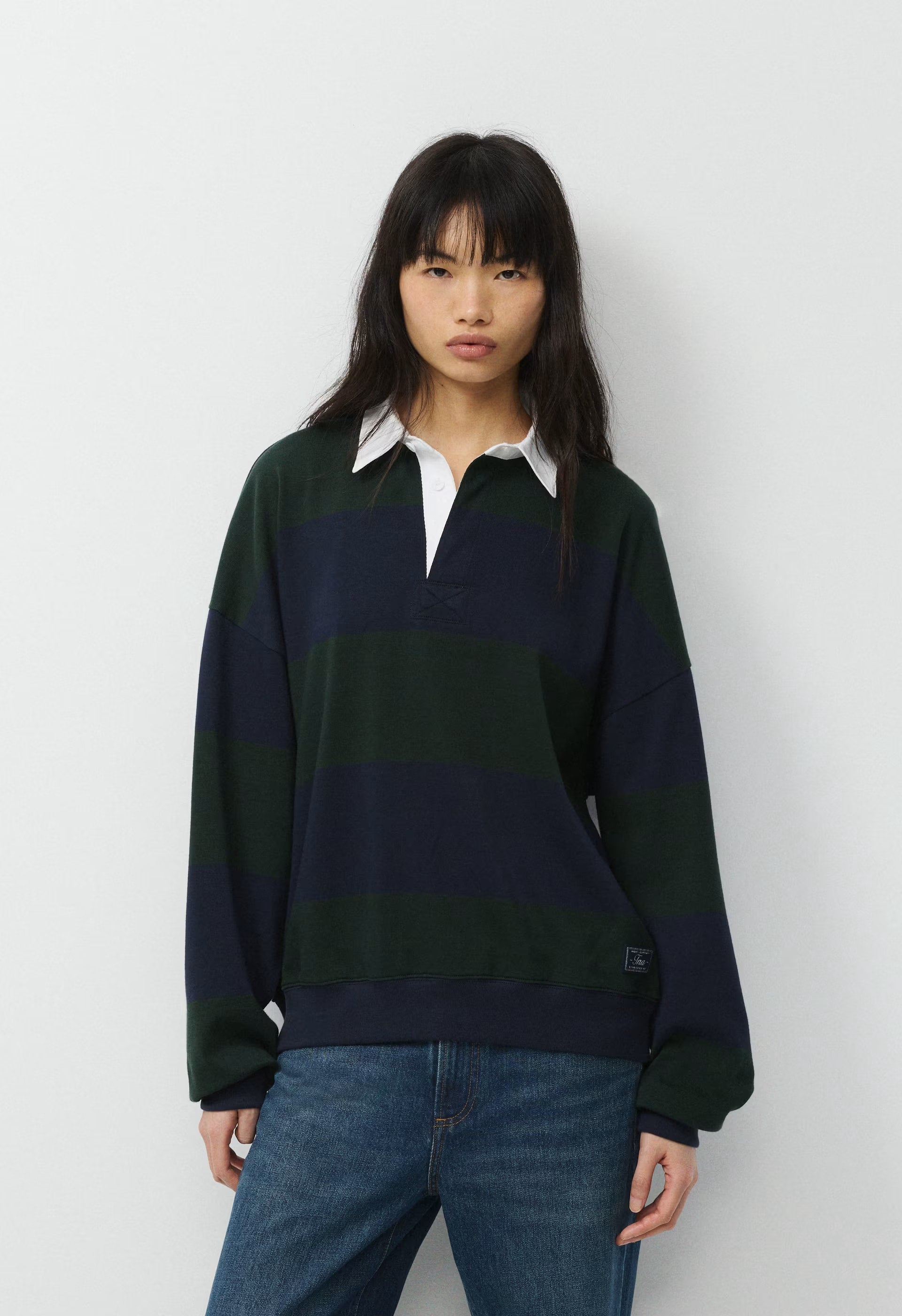 Mighty Cotton™ Lomu Polo - FGTR GREEN/ADMRL NAVY