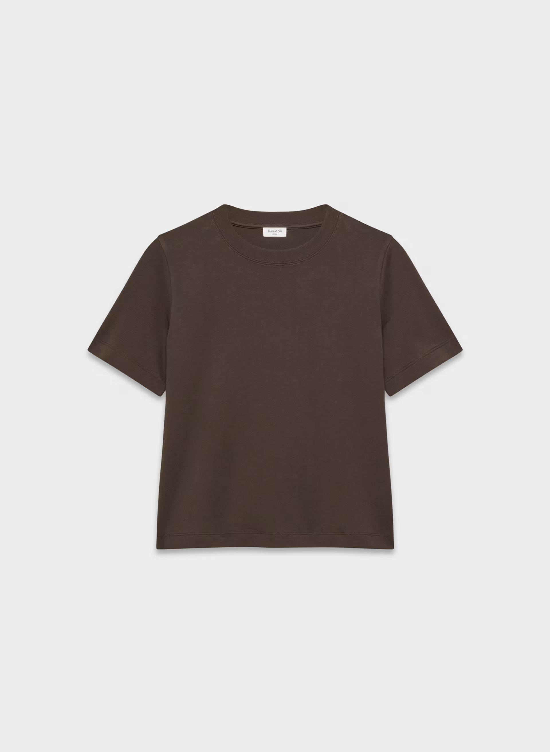 InterLock Cotton Function T-Shirt - RICH MOCHA BROWN