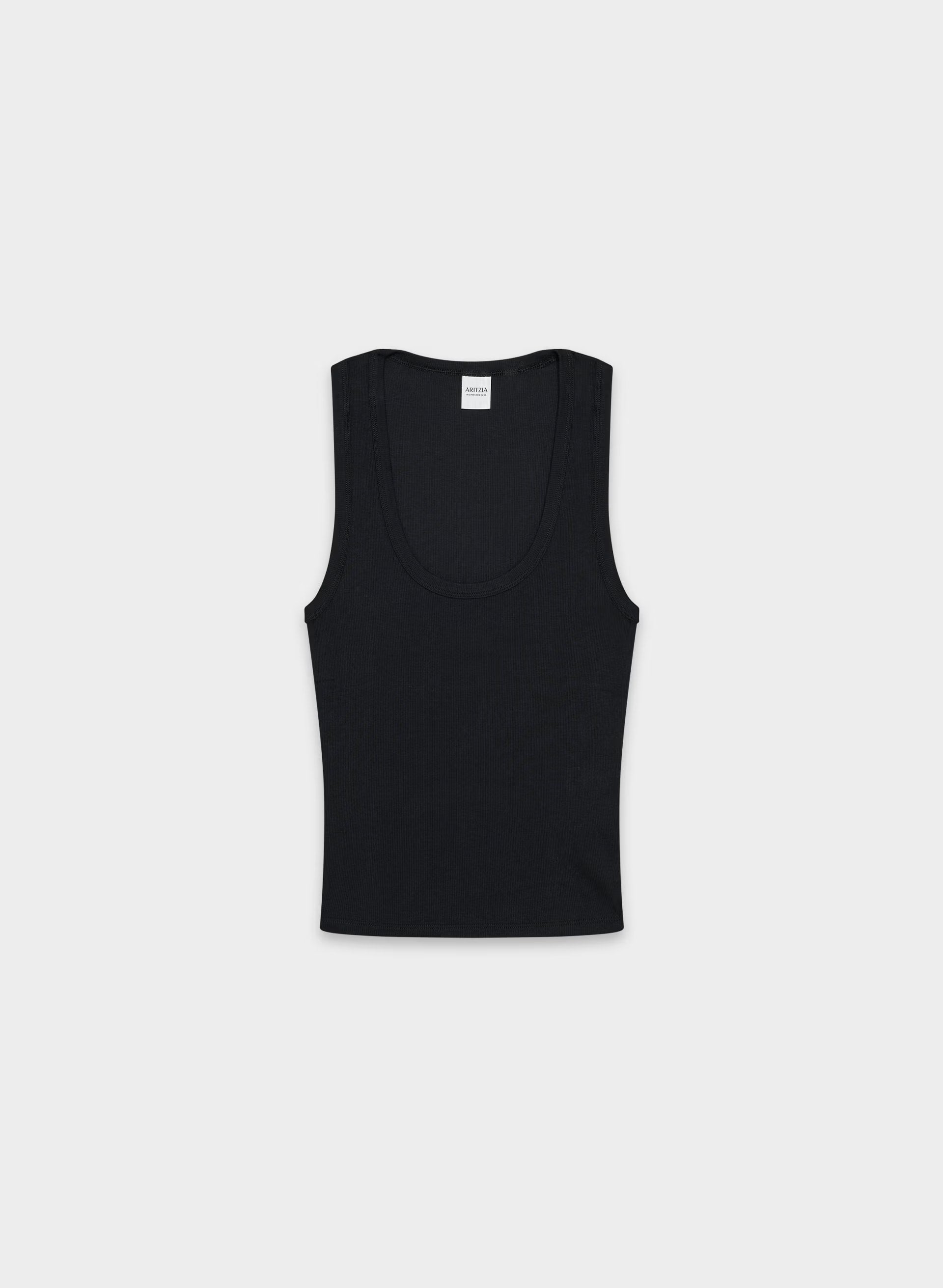 HomeStretch™ Rib Vinyl Tank - BLACK