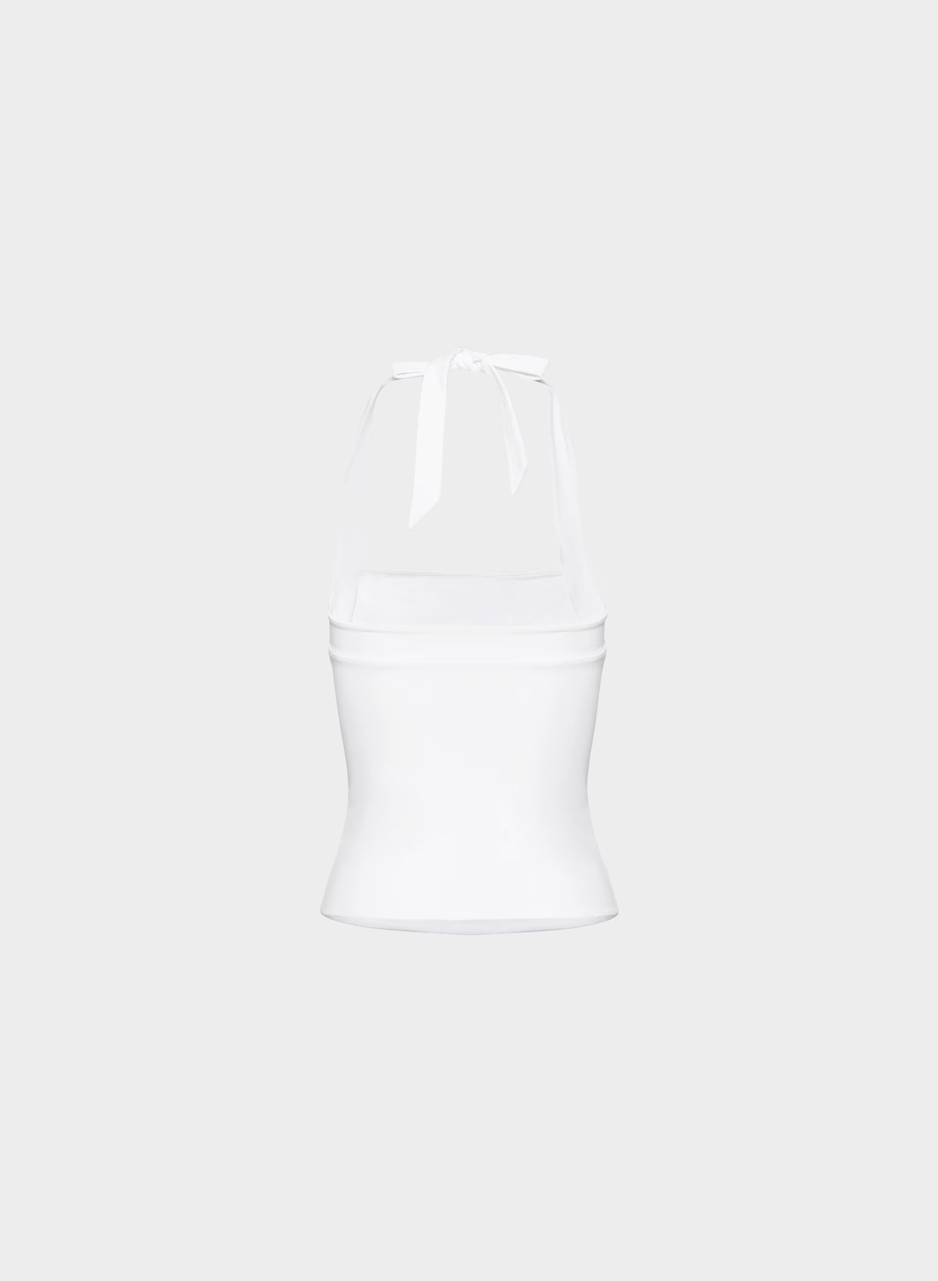 Original Contour Optimum Halter Top - BRIGHT WHITE