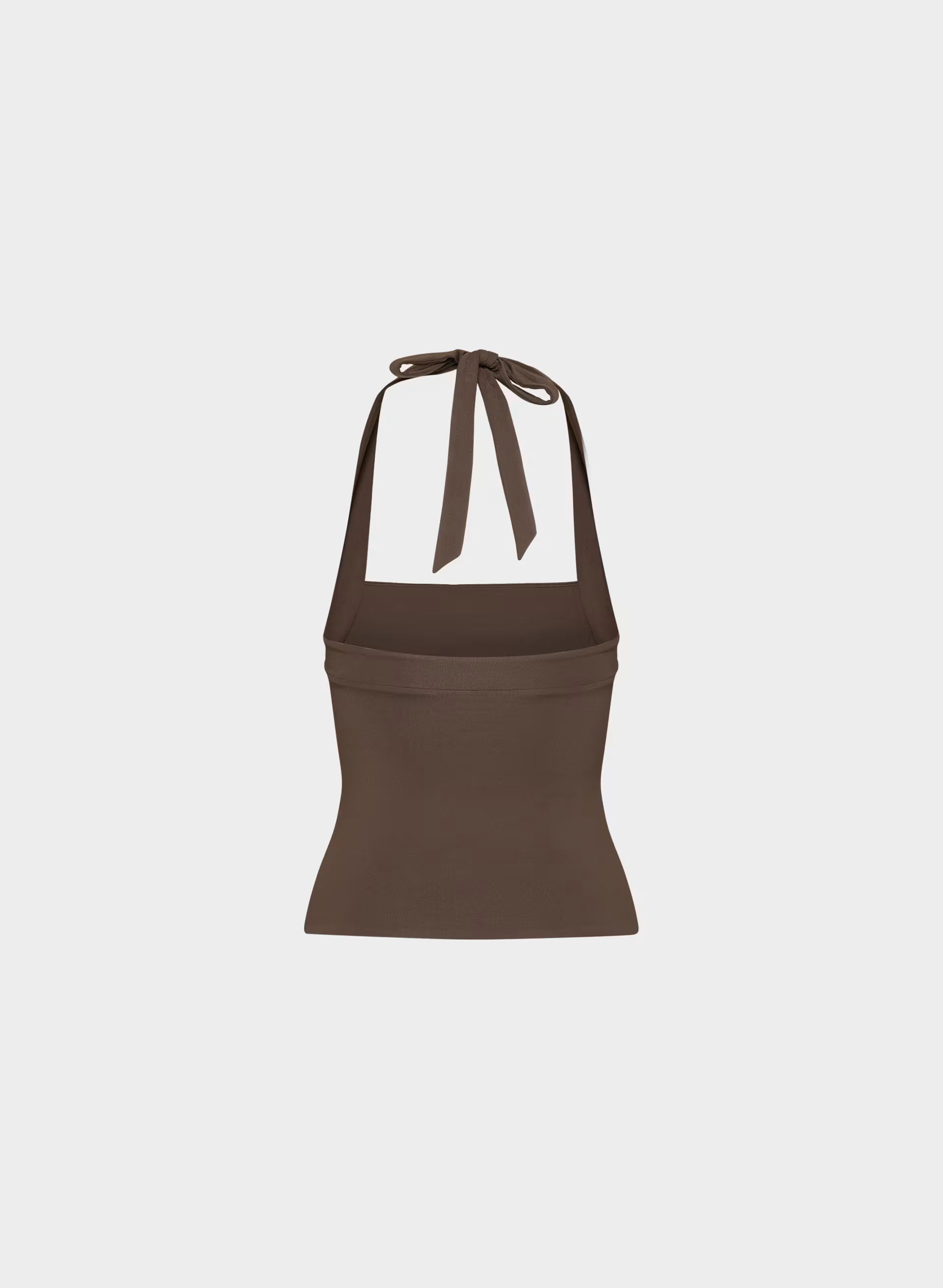 Original Contour Optimum Halter Top - RICH MOCHA BROWN