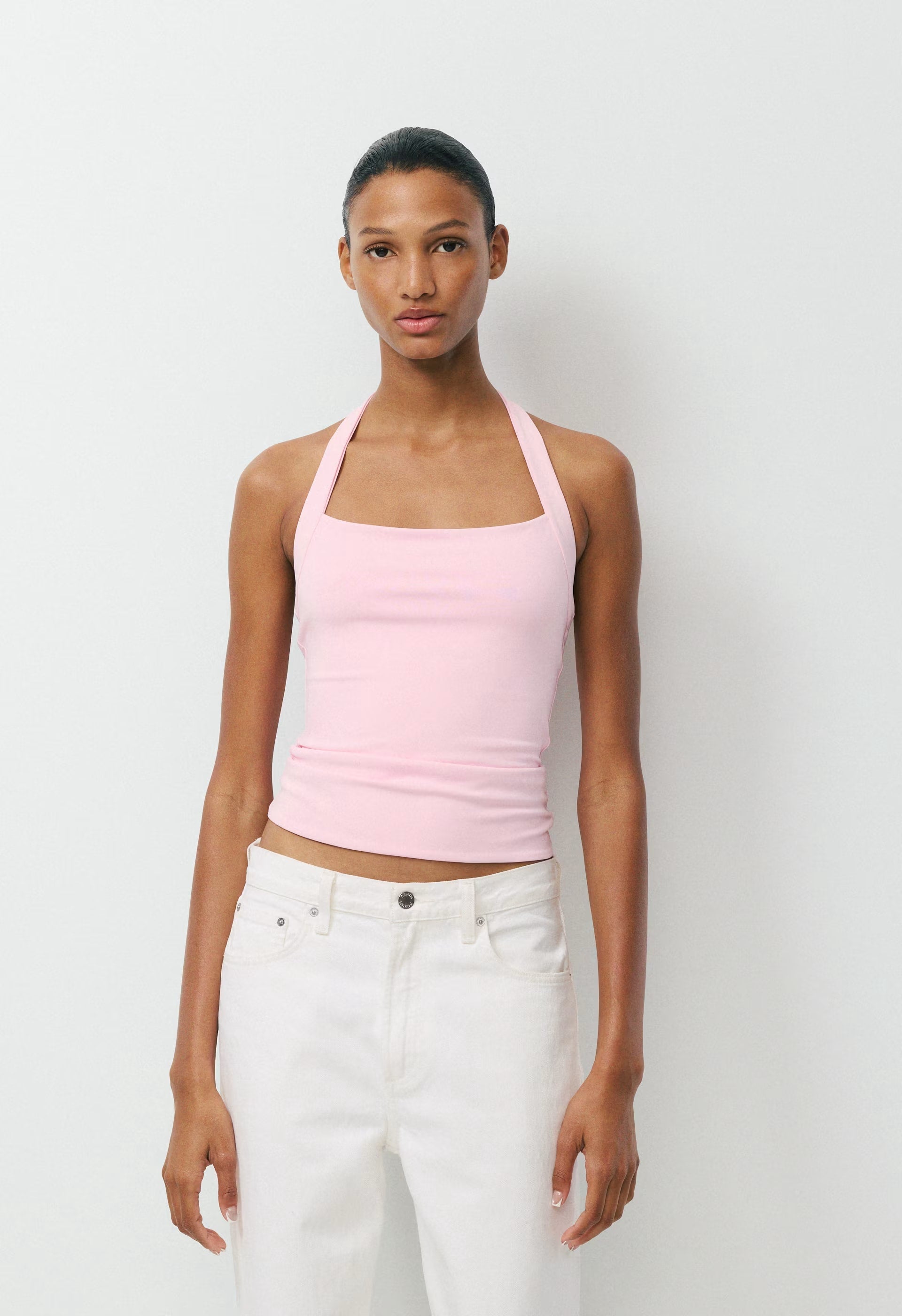 Original Contour Optimum Halter Top - MILKSHAKE PINK