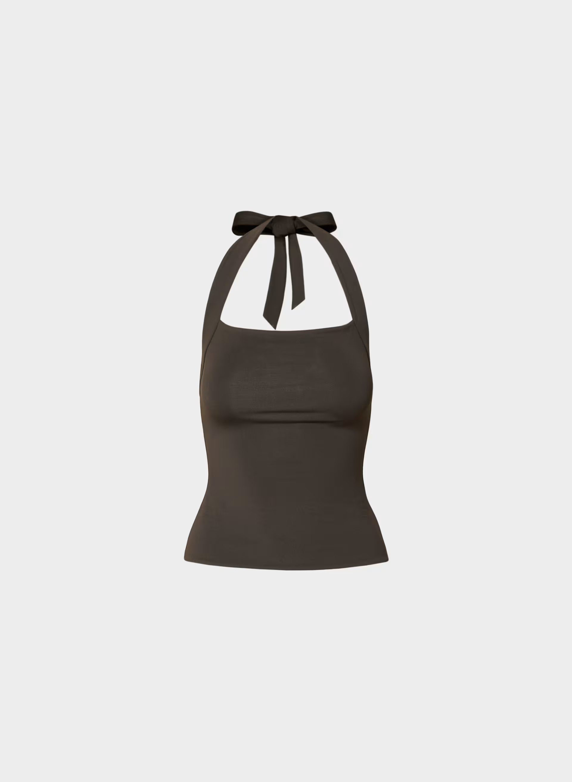 Original Contour Optimum Halter Top - CACAO NIB BROWN