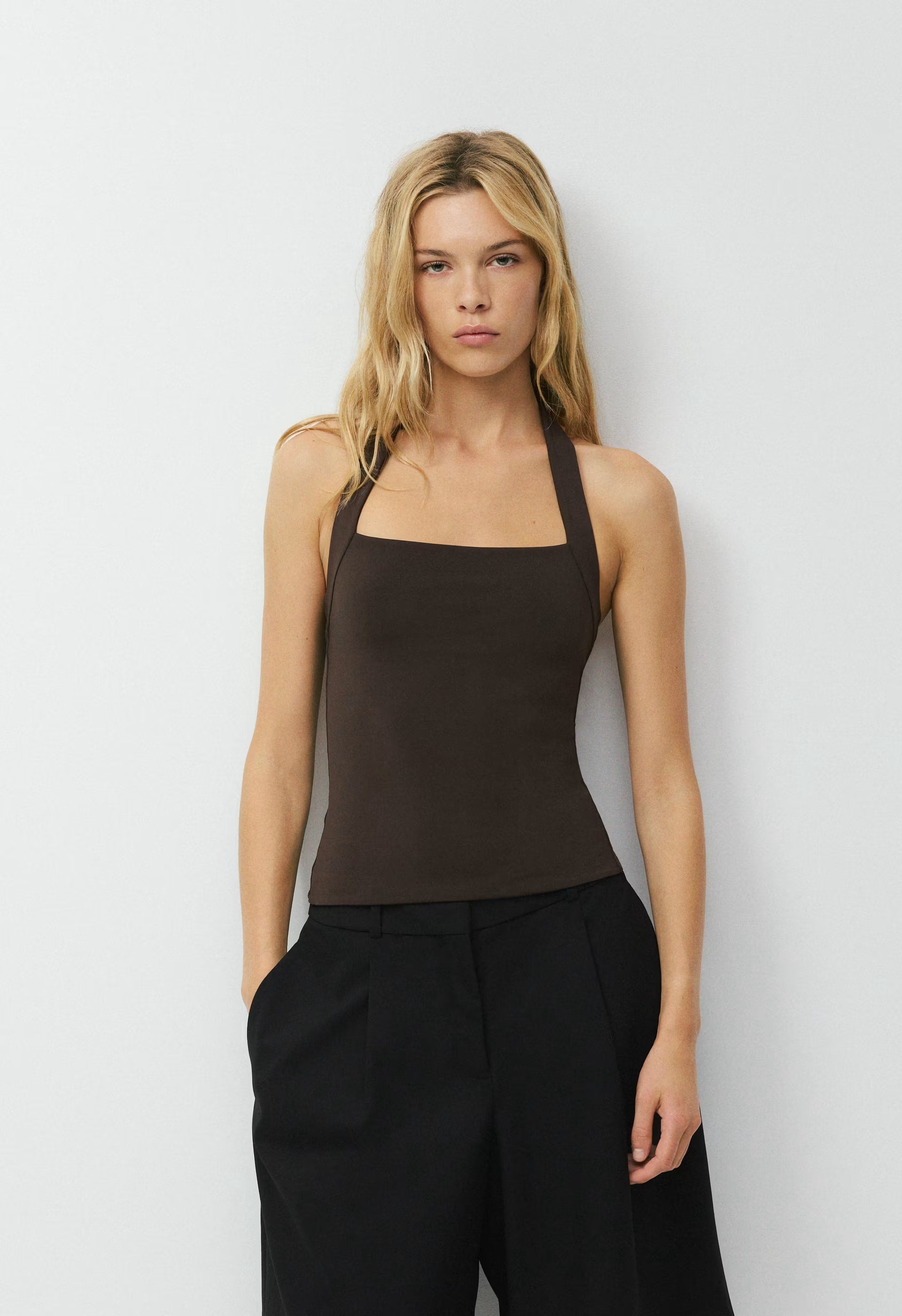 Original Contour Optimum Halter Top - BLUE MIRAGE