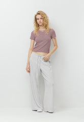 Little Ripple T-Shirt - MAGNOLIA/GALA PLUM