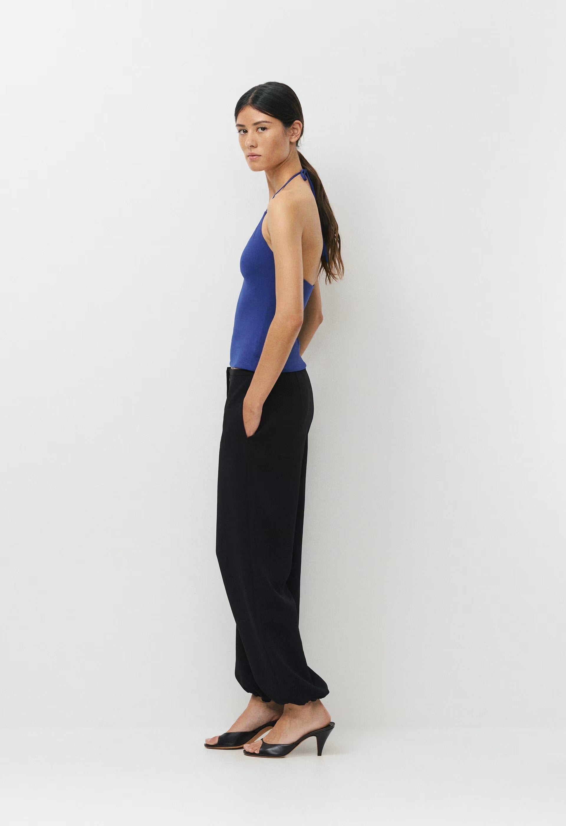 Original Contour Grace Halter Top - BYRON BLUE