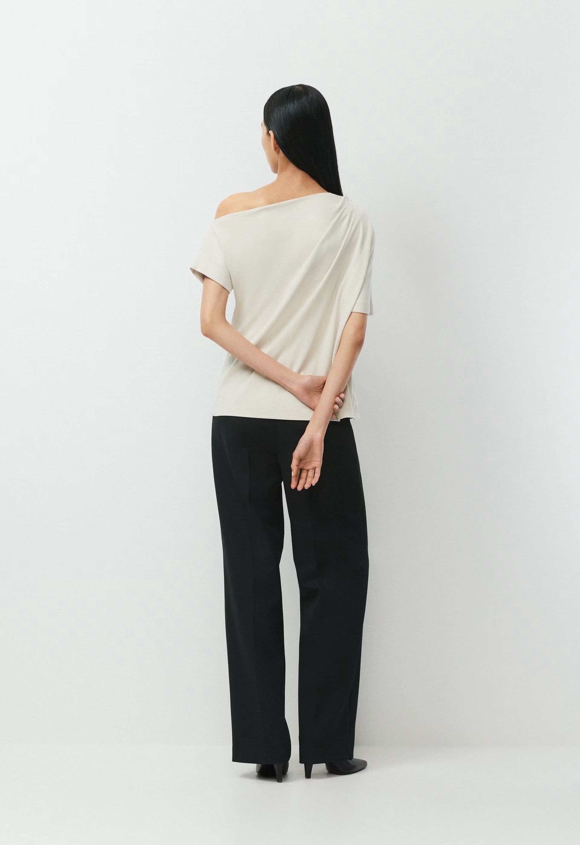 InterLock Cotton Script Top - MATTE PEARL