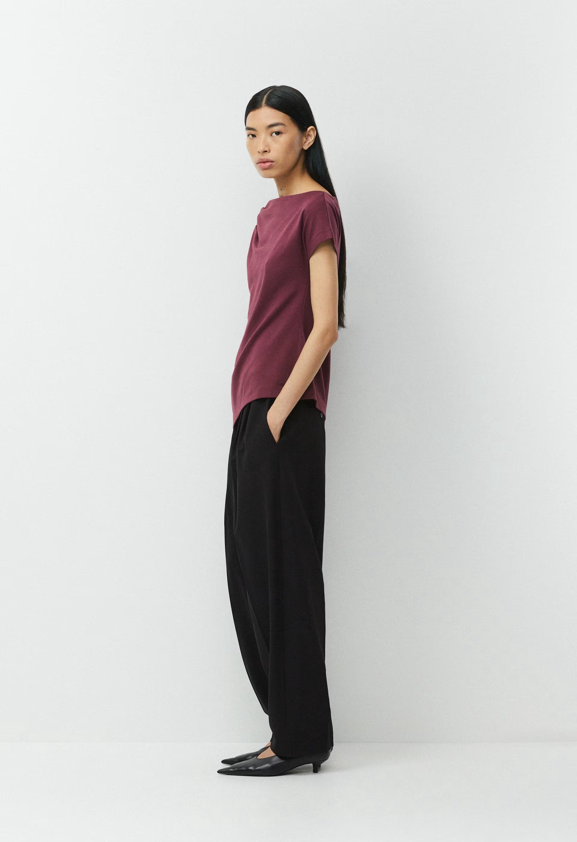 InterLock Cotton Script Top - MILKSHAKE PINK