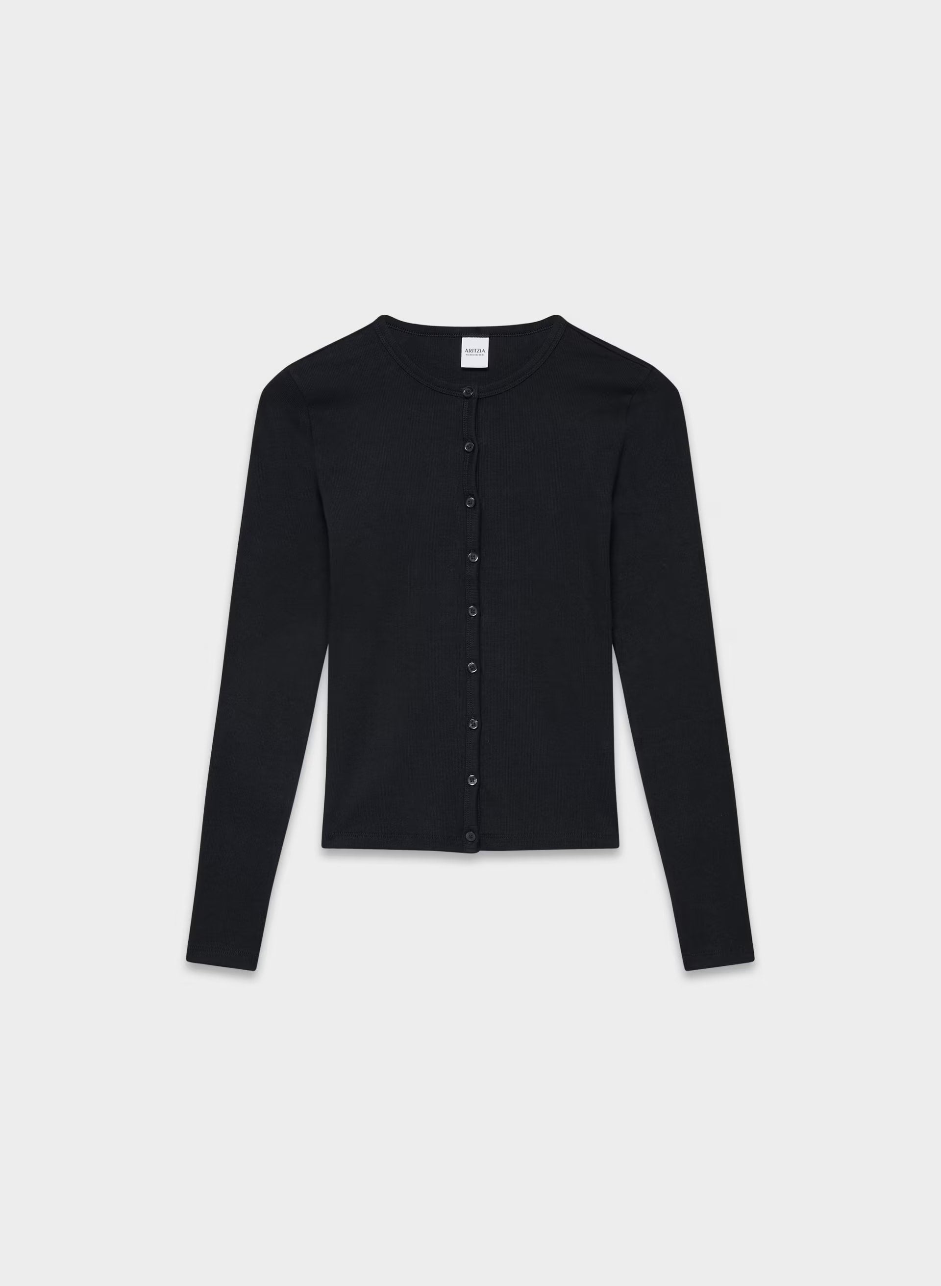 HomeStretch™ Rib Syncopation Longsleeve - BLACK