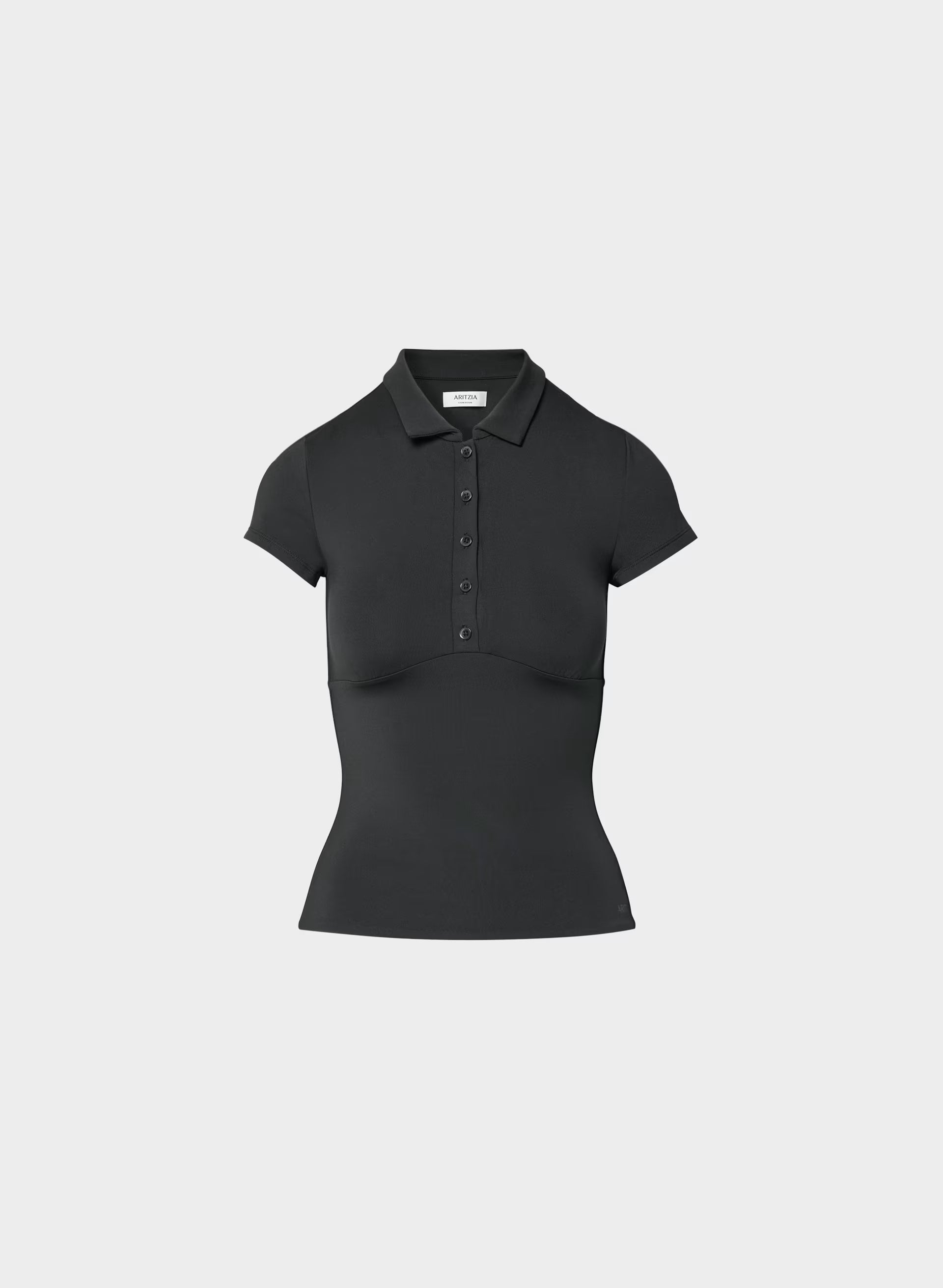 Original Contour Flyer Polo T-Shirt - BLACK