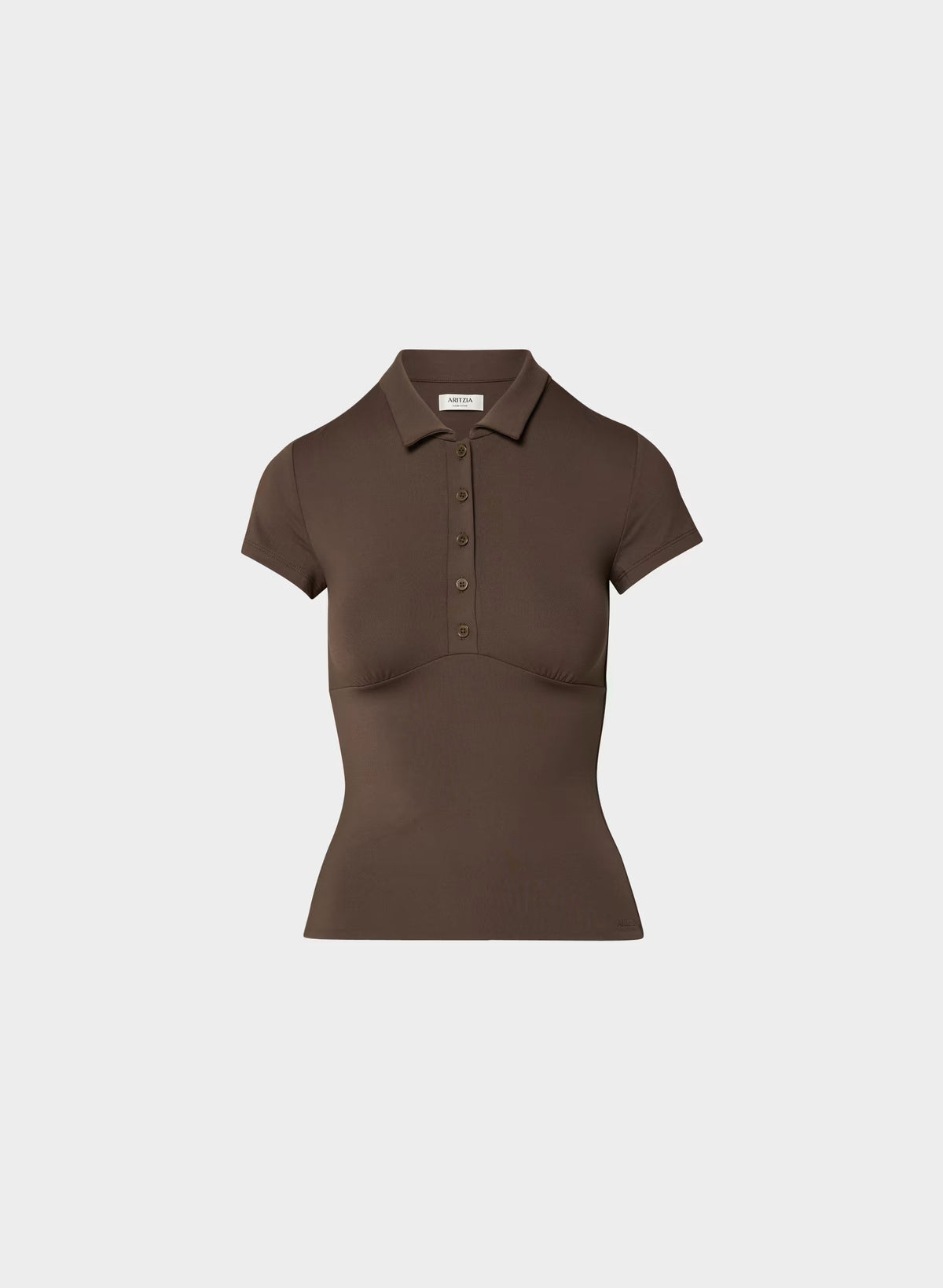 Original Contour Flyer Polo T-Shirt - RICH MOCHA BROWN