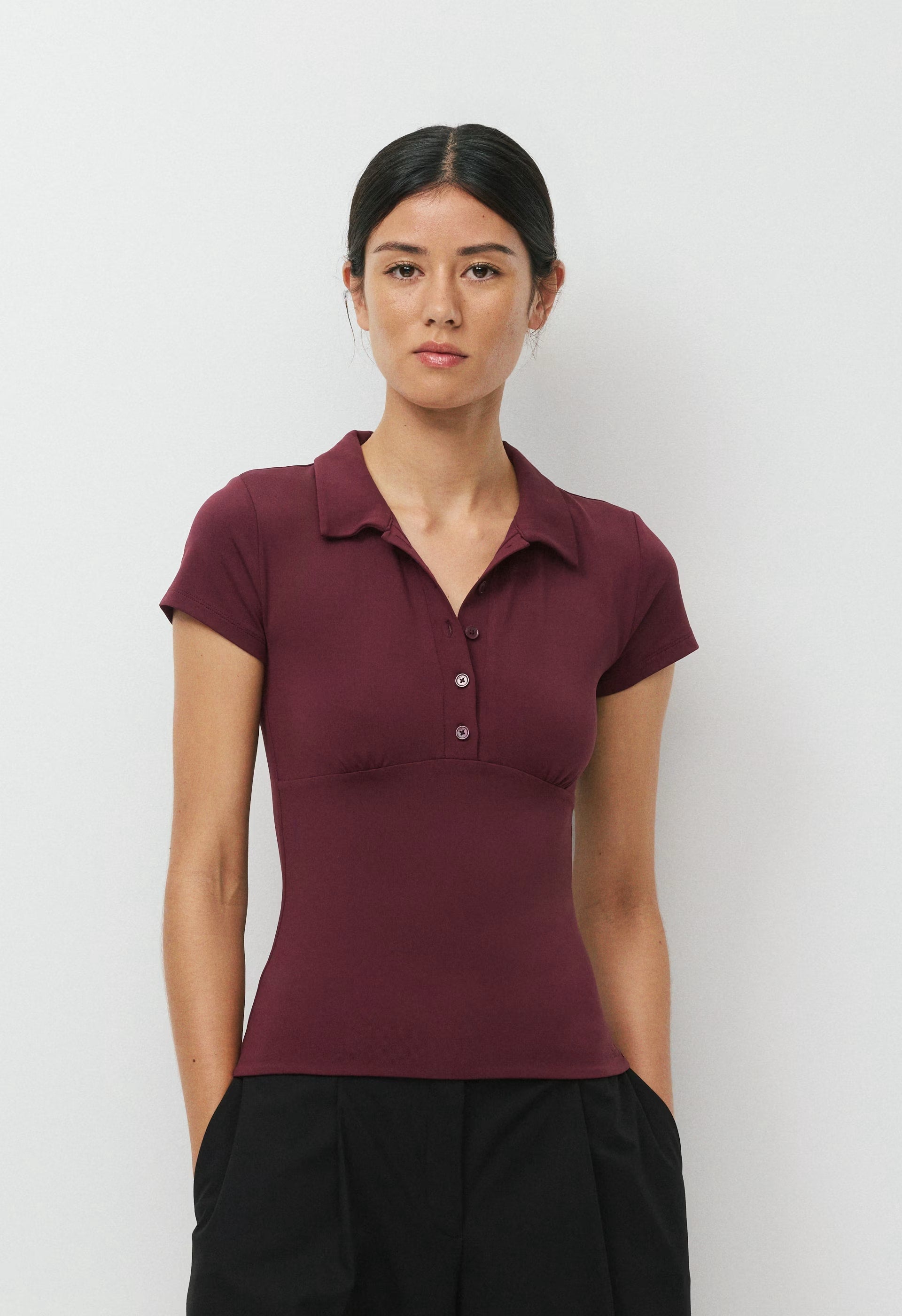 Original Contour Flyer Polo T-Shirt - RICH MOCHA BROWN