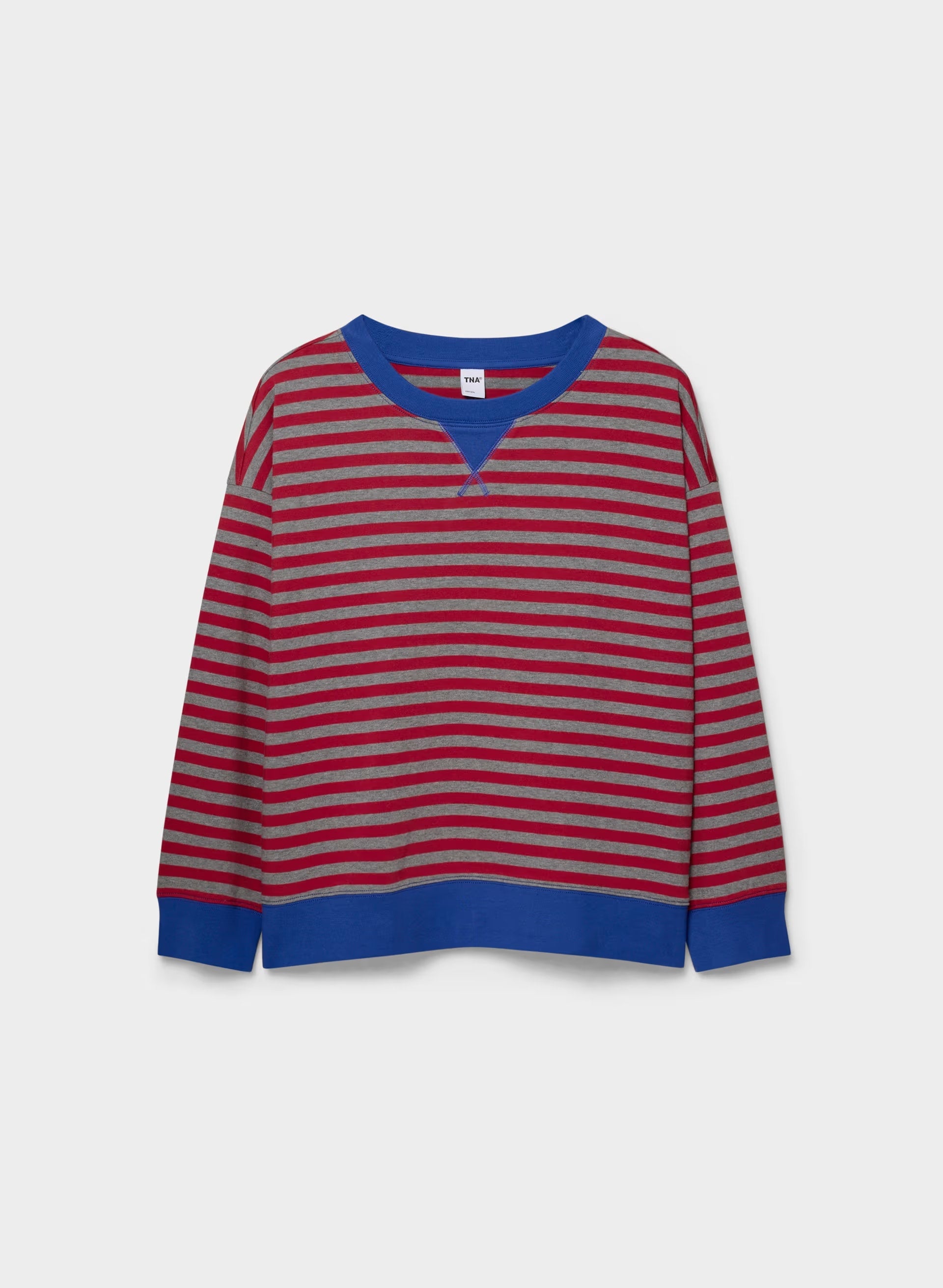 Mighty Cotton™ Wicket Longsleeve - ORNATE RED/HTR DK GREY