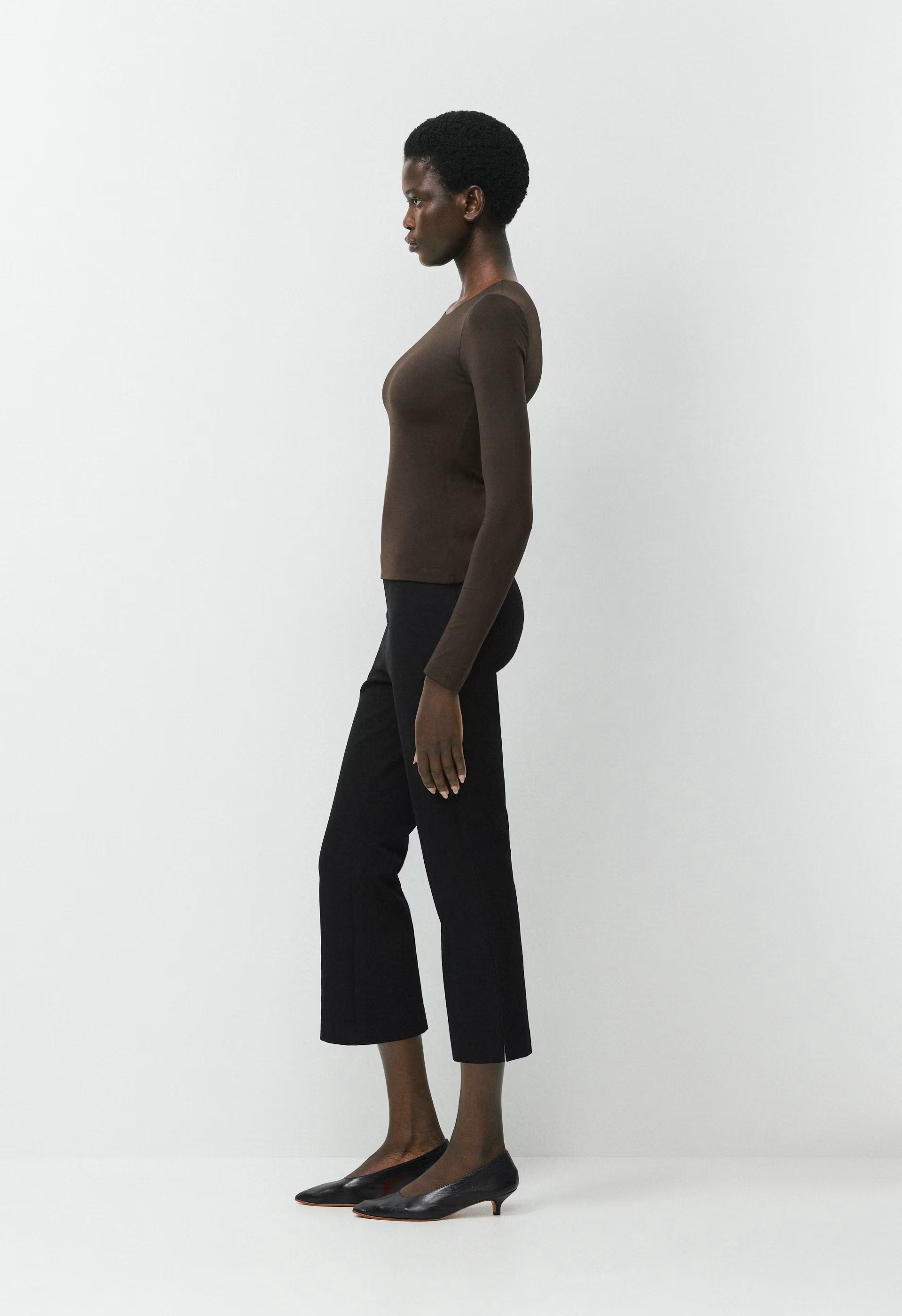 Original Contour Splendid Crew Longsleeve - CACAO NIB BROWN