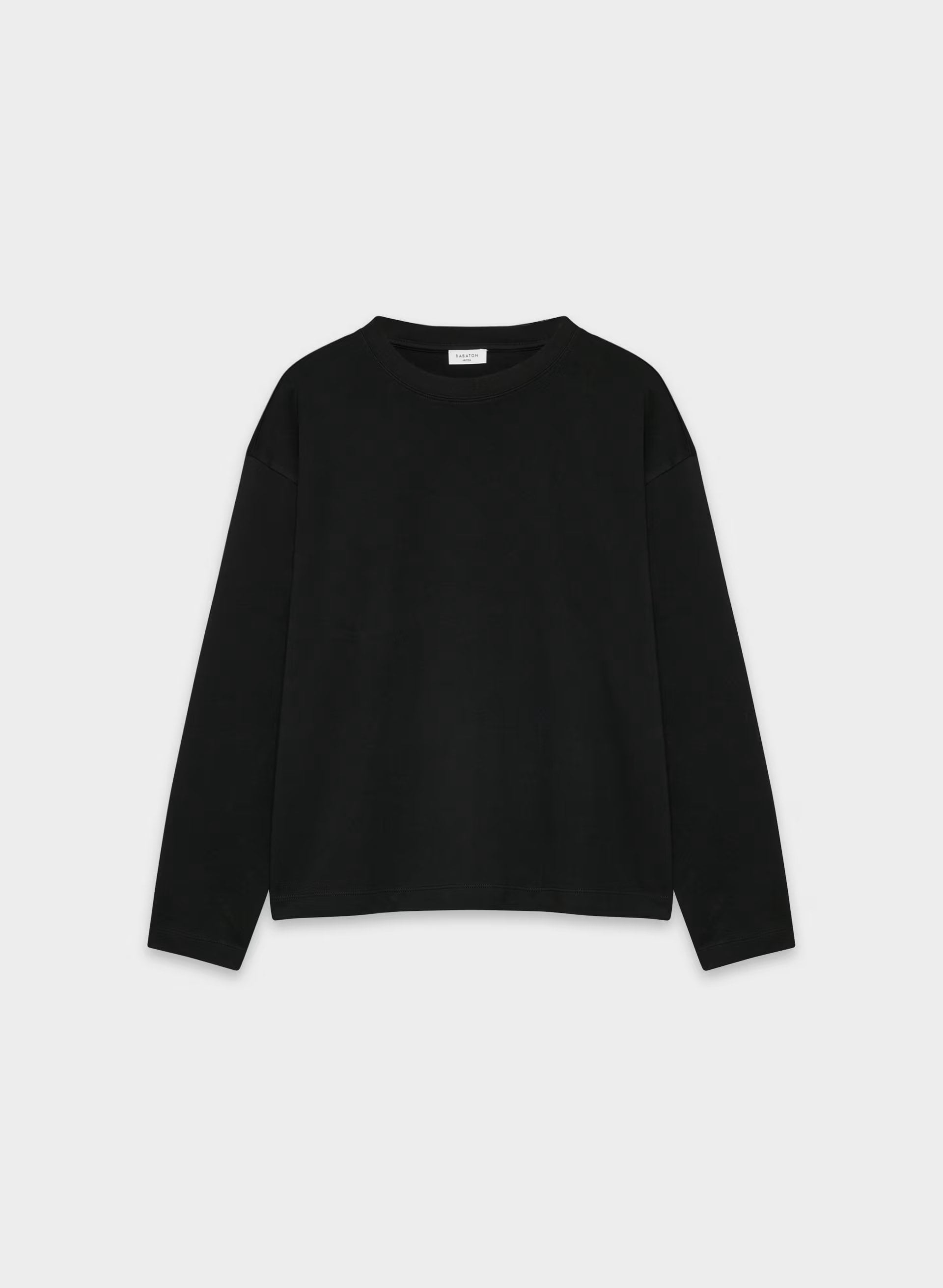 InterLock Cotton Steps Longsleeve - BLACK