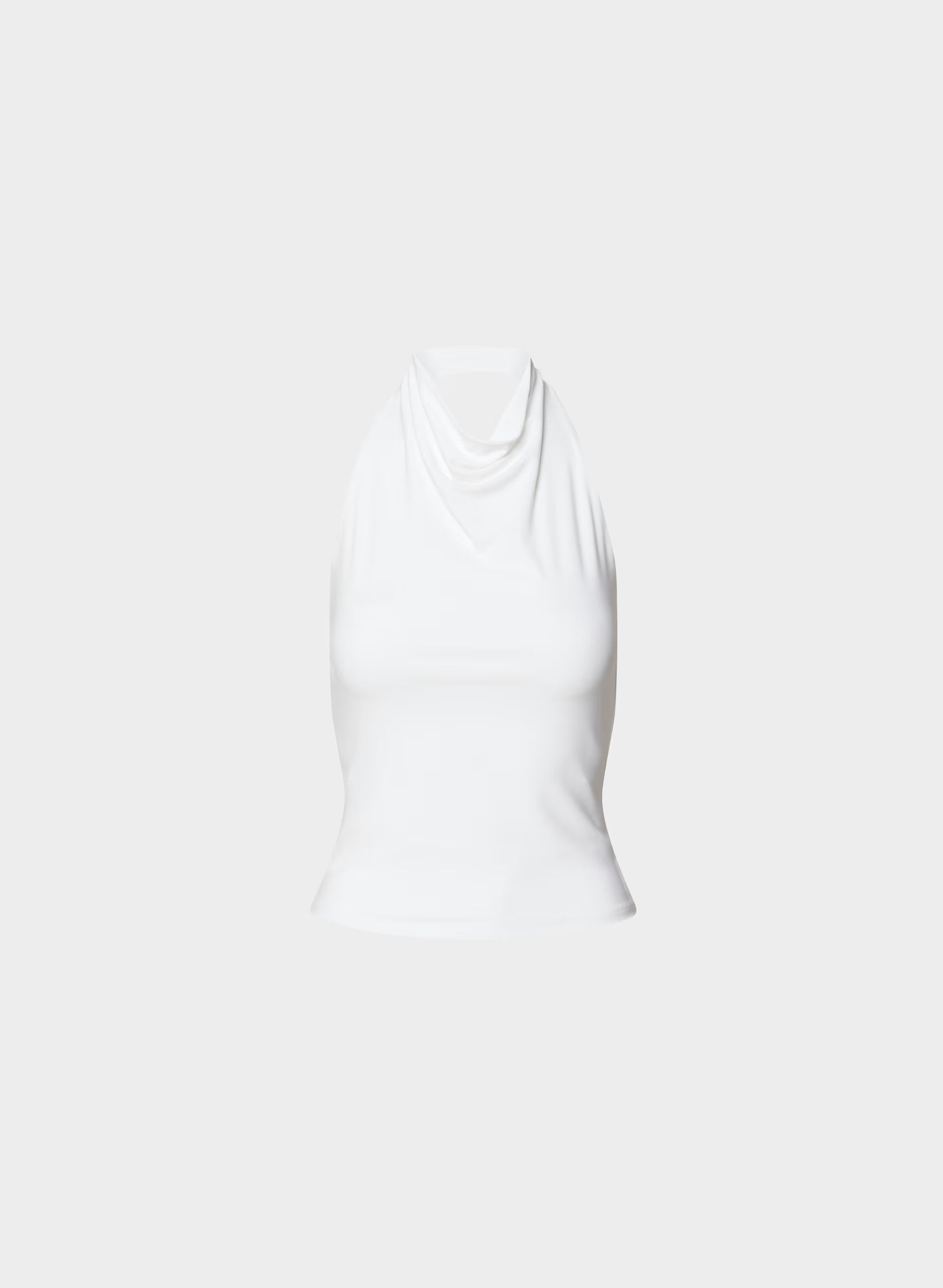 Smooth Matter™ Tower Halter Top - WHITE