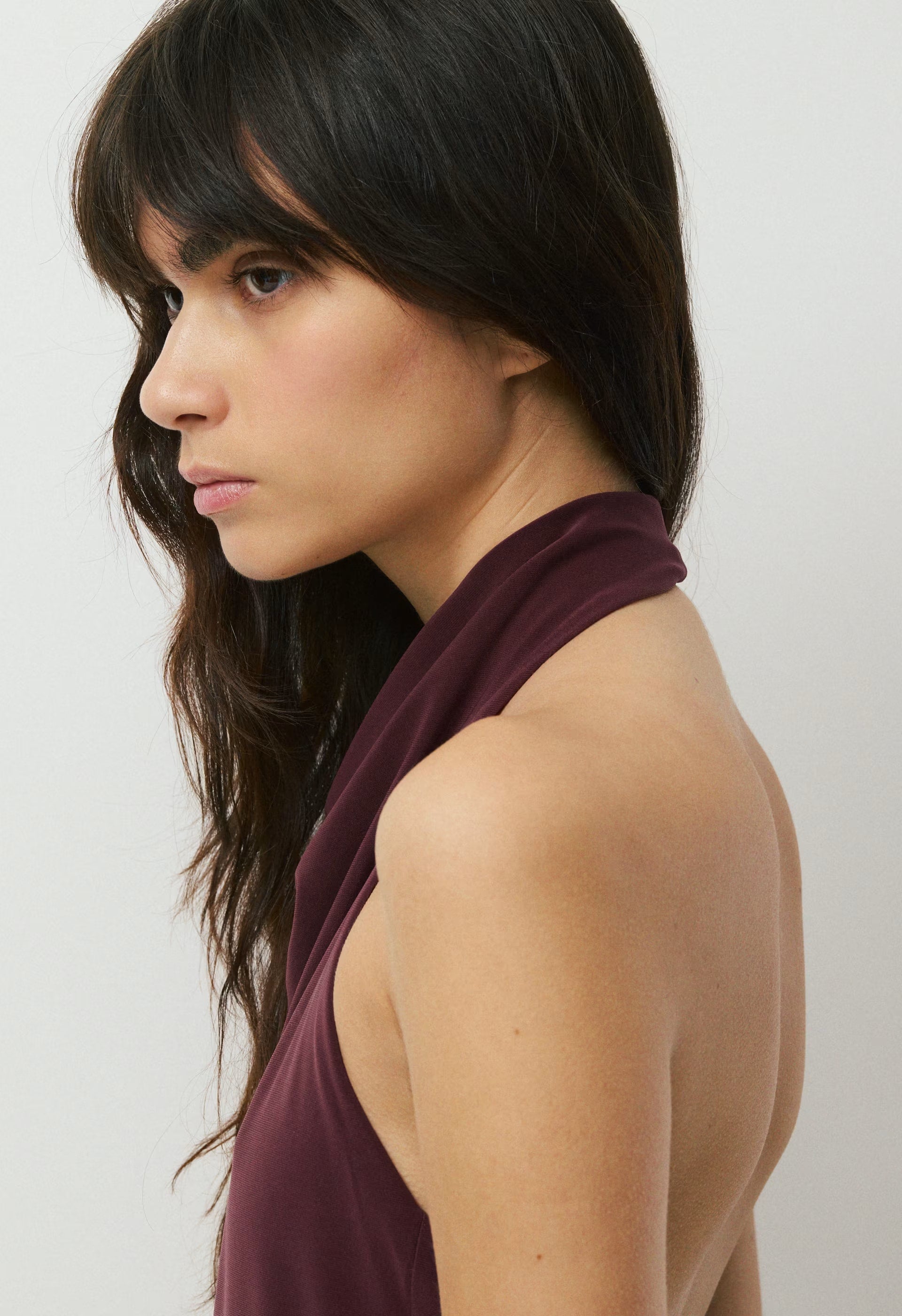 Smooth Matter™ Tower Halter Top - GALA PLUM