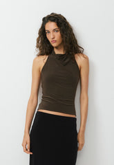 Smooth Matter™ Tower Halter Top - WHITE/ ADMIRAL