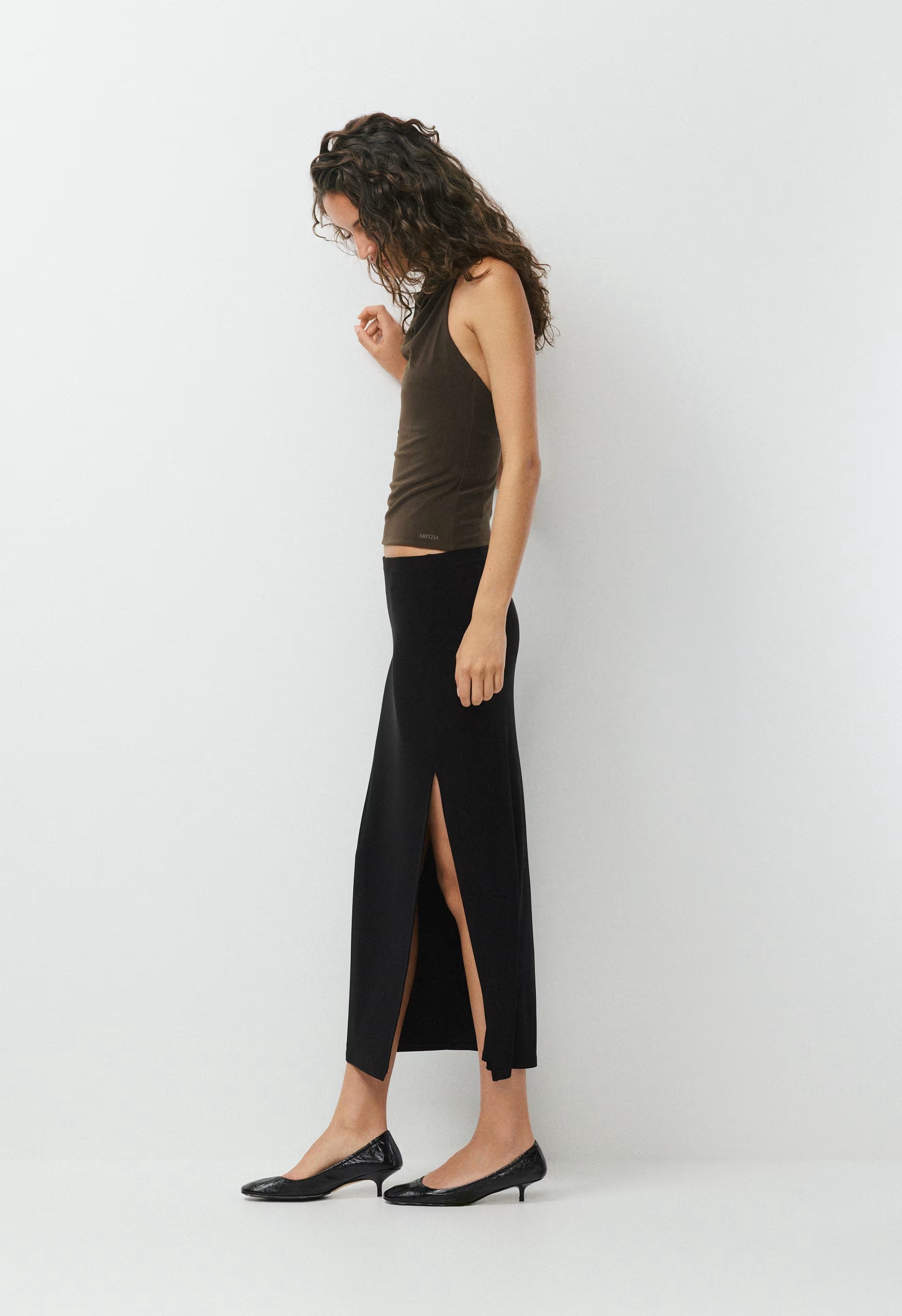 Smooth Matter™ Tower Halter Top - WHITE/ ADMIRAL
