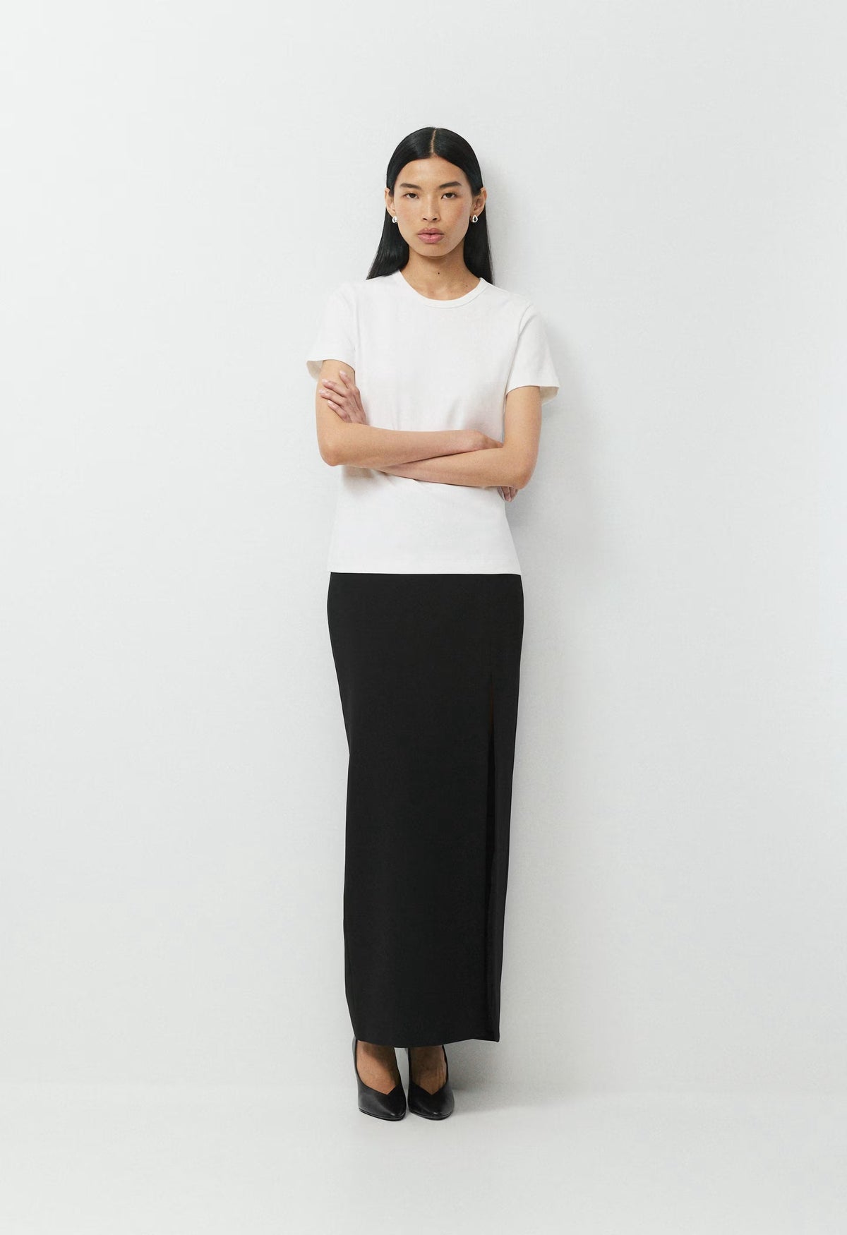 InterLock Cotton Wirth T-Shirt - WHITE