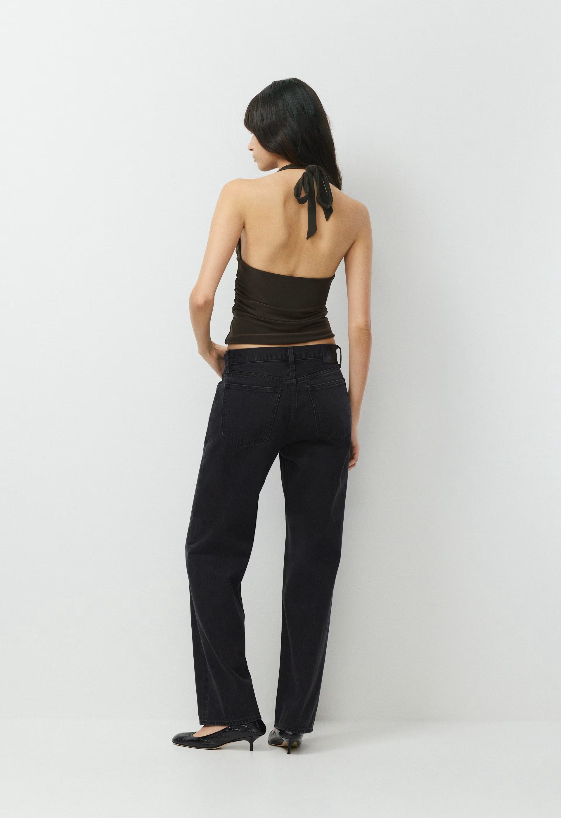 Smooth Matter™ Wylder Halter Top - CACAO NIB BROWN