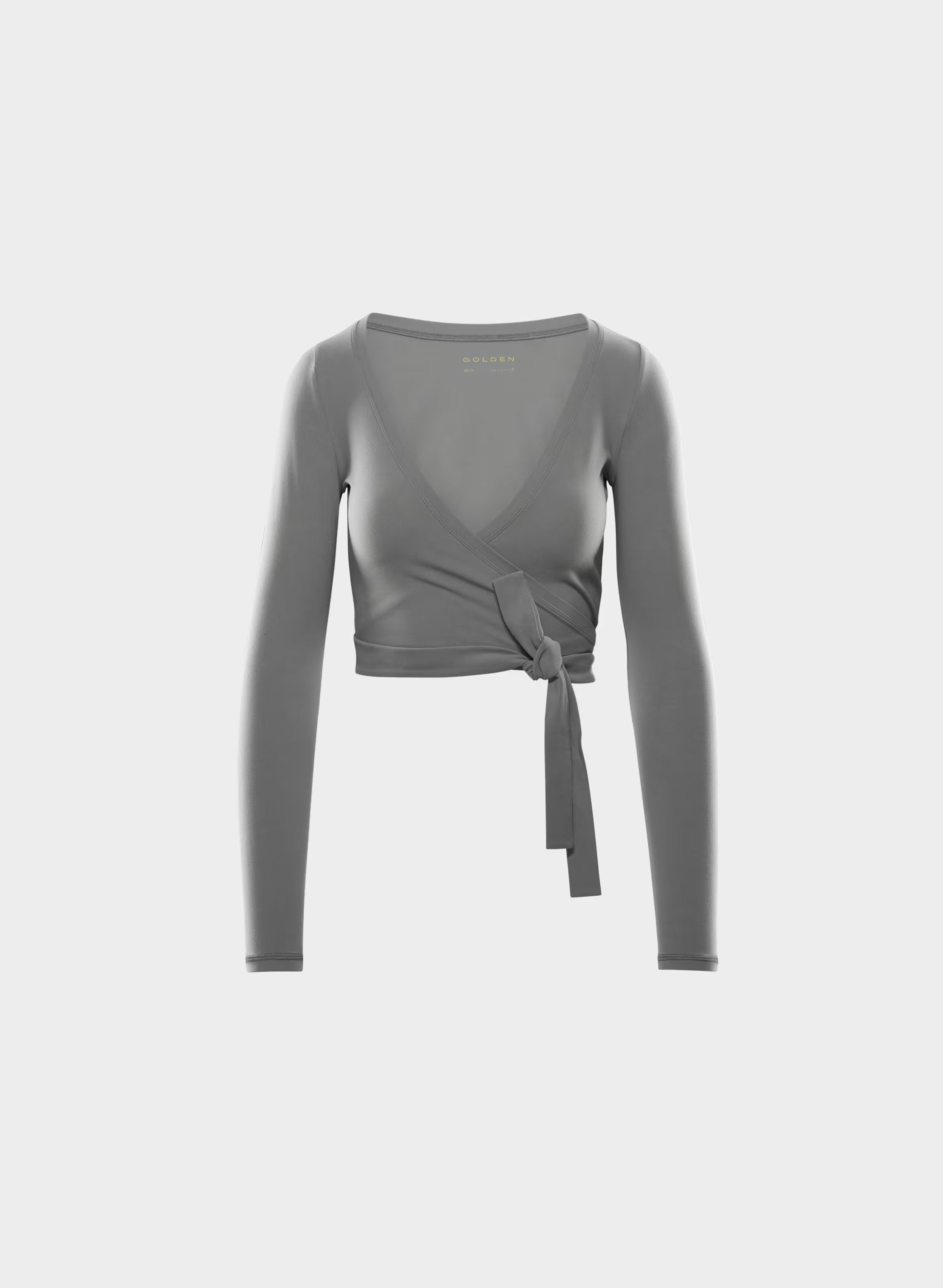 BUTTER Focal Wrap Longsleeve - DARK GREY