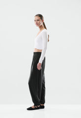 BUTTER Focal Wrap Longsleeve - BRIGHT WHITE