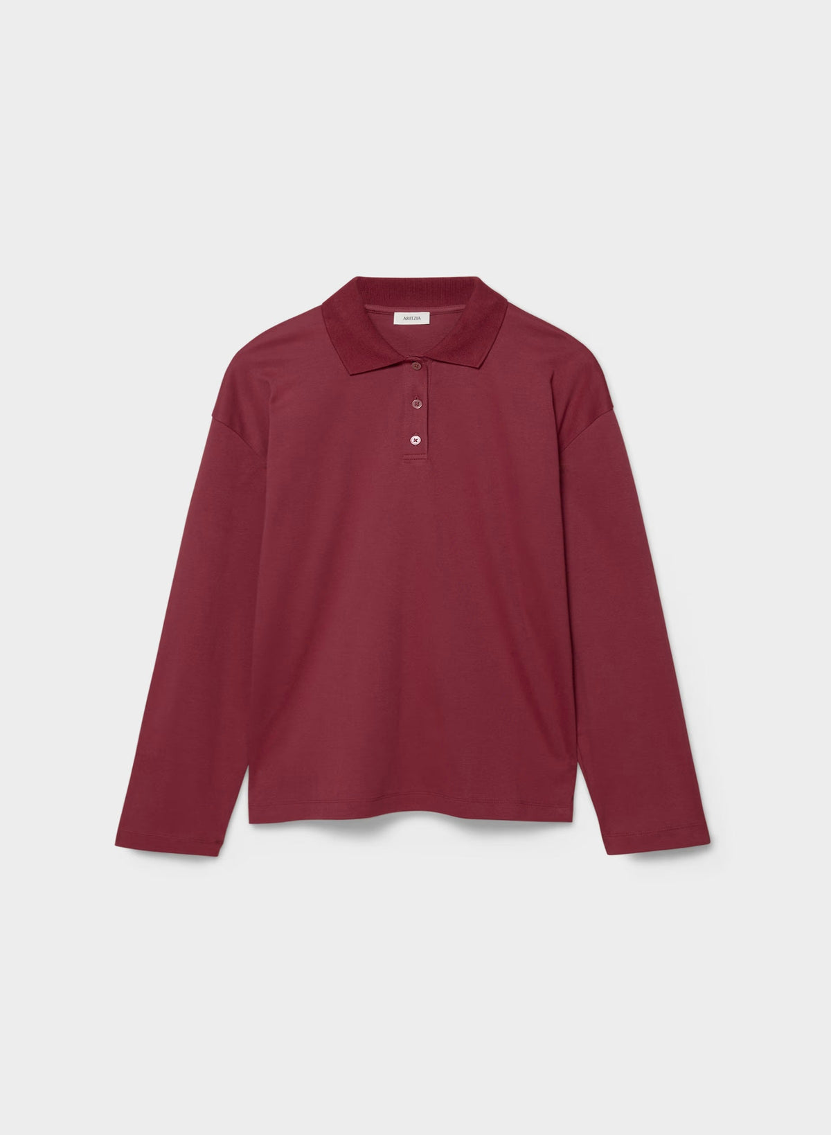 InterLock Cotton Eton Longsleeve - CORDOVAN