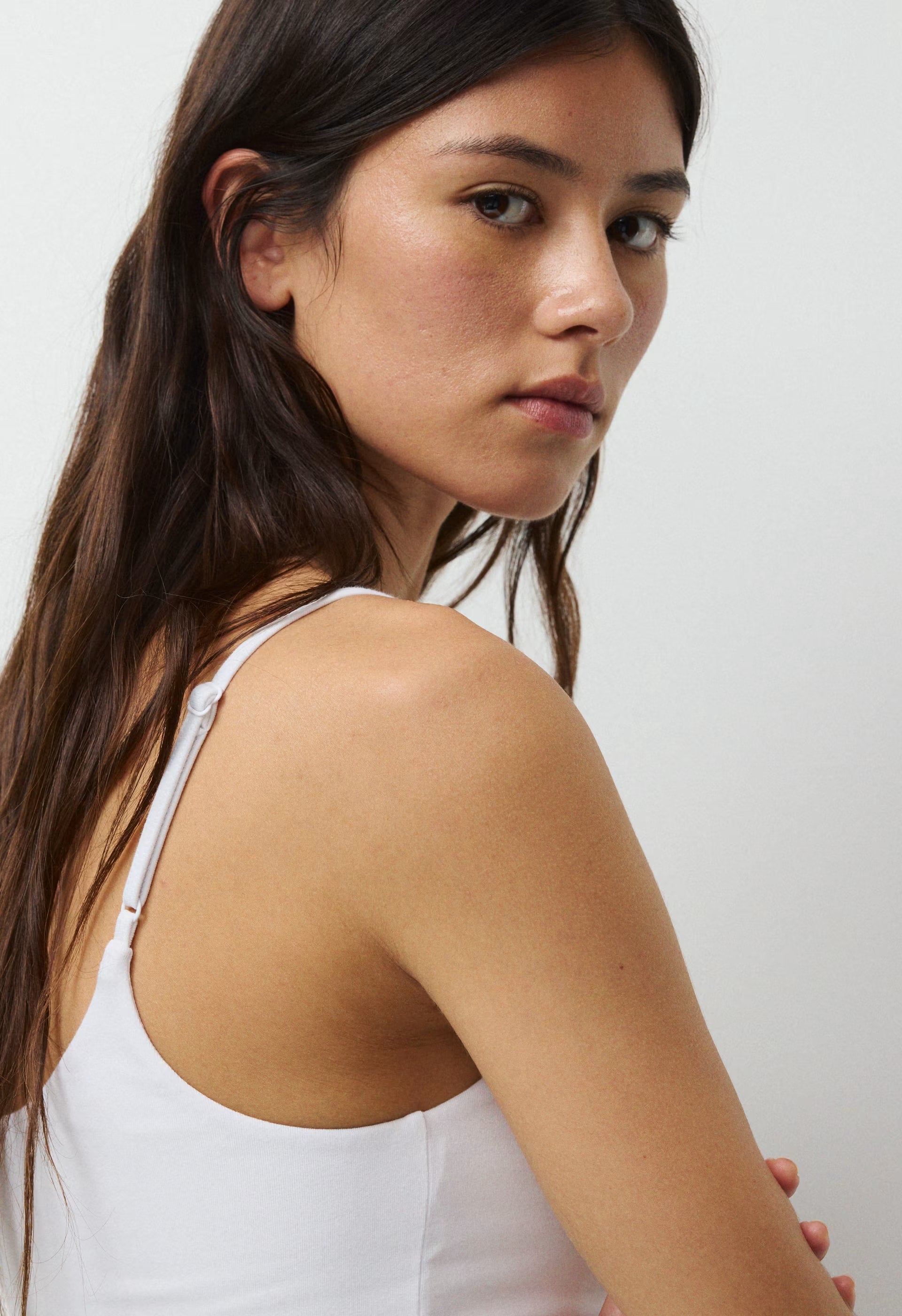 HomeStretch™ Smooth Capsule Comfort Tank - HEATHER DARK GREY
