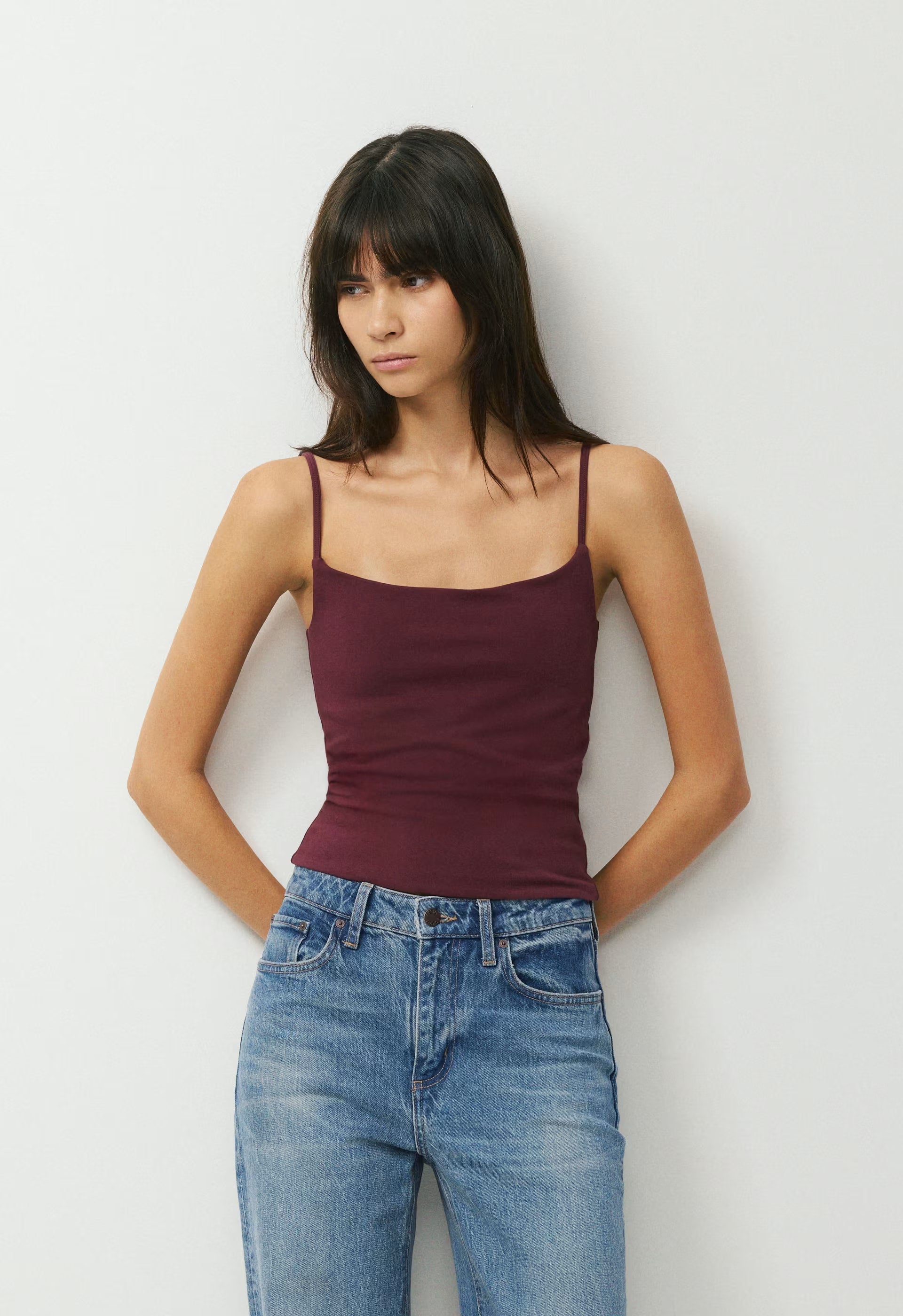 HomeStretch™ Smooth Capsule Comfort Tank - GALA PLUM