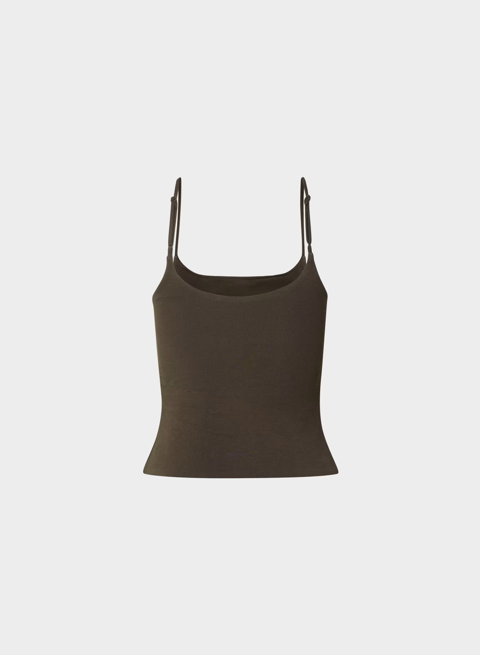 HomeStretch™ Smooth Capsule Comfort Tank - CACAO NIB BROWN