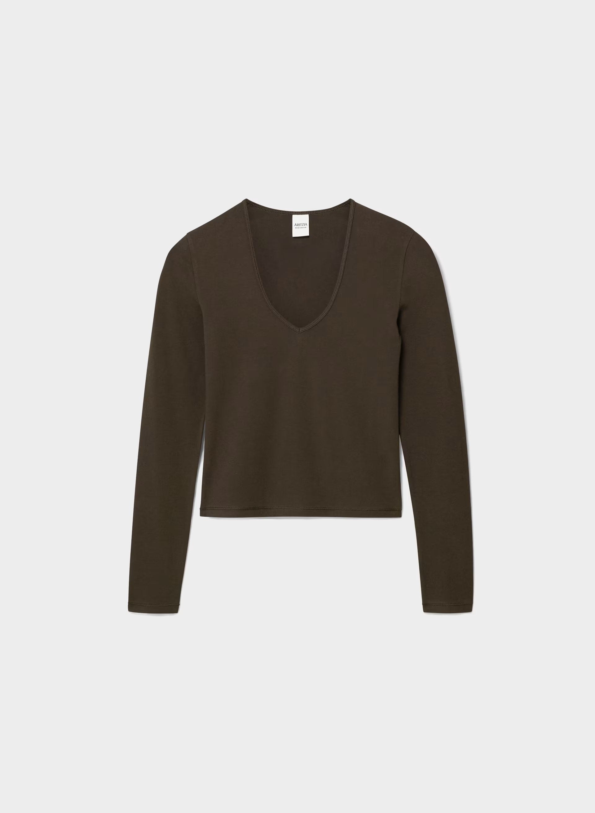 HomeStretch™ Smooth Places Longsleeve - CACAO NIB BROWN