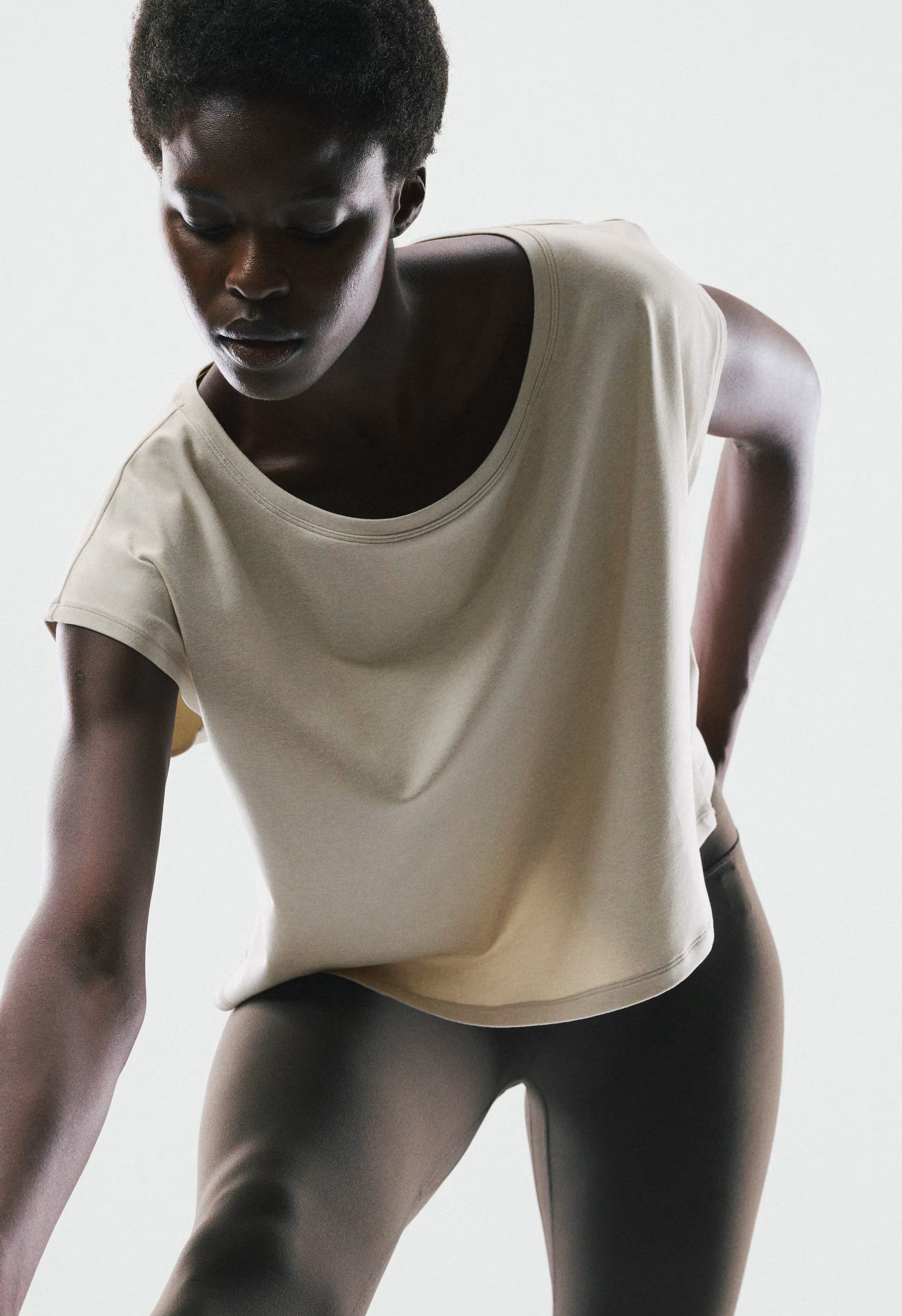 SoftBound™ Position T-Shirt - HEATHER LIGHT OATMEAL
