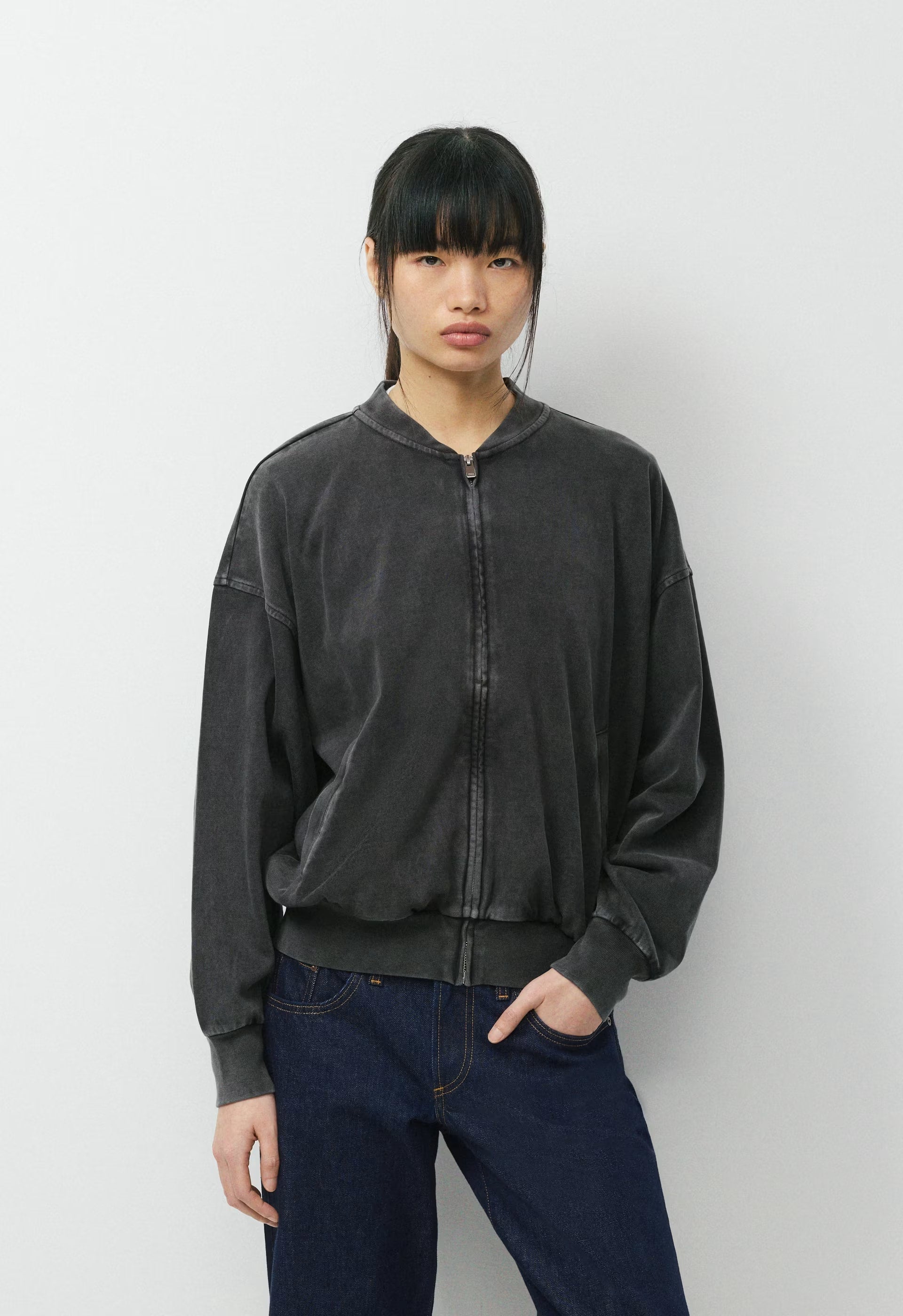 Mighty Cotton™ Spur Bomber - HEATHER CHROME