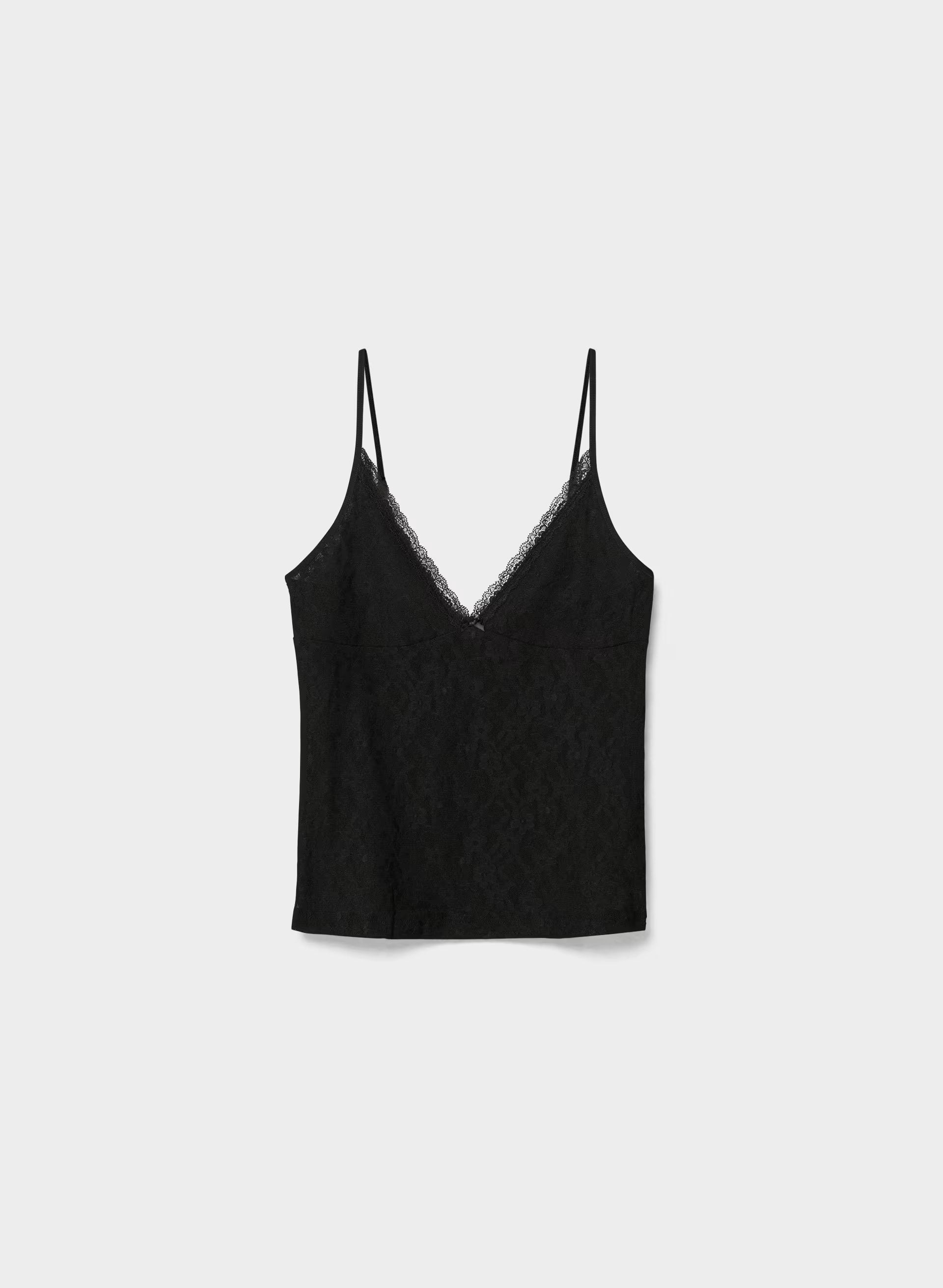 Locket Camisole - BLACK