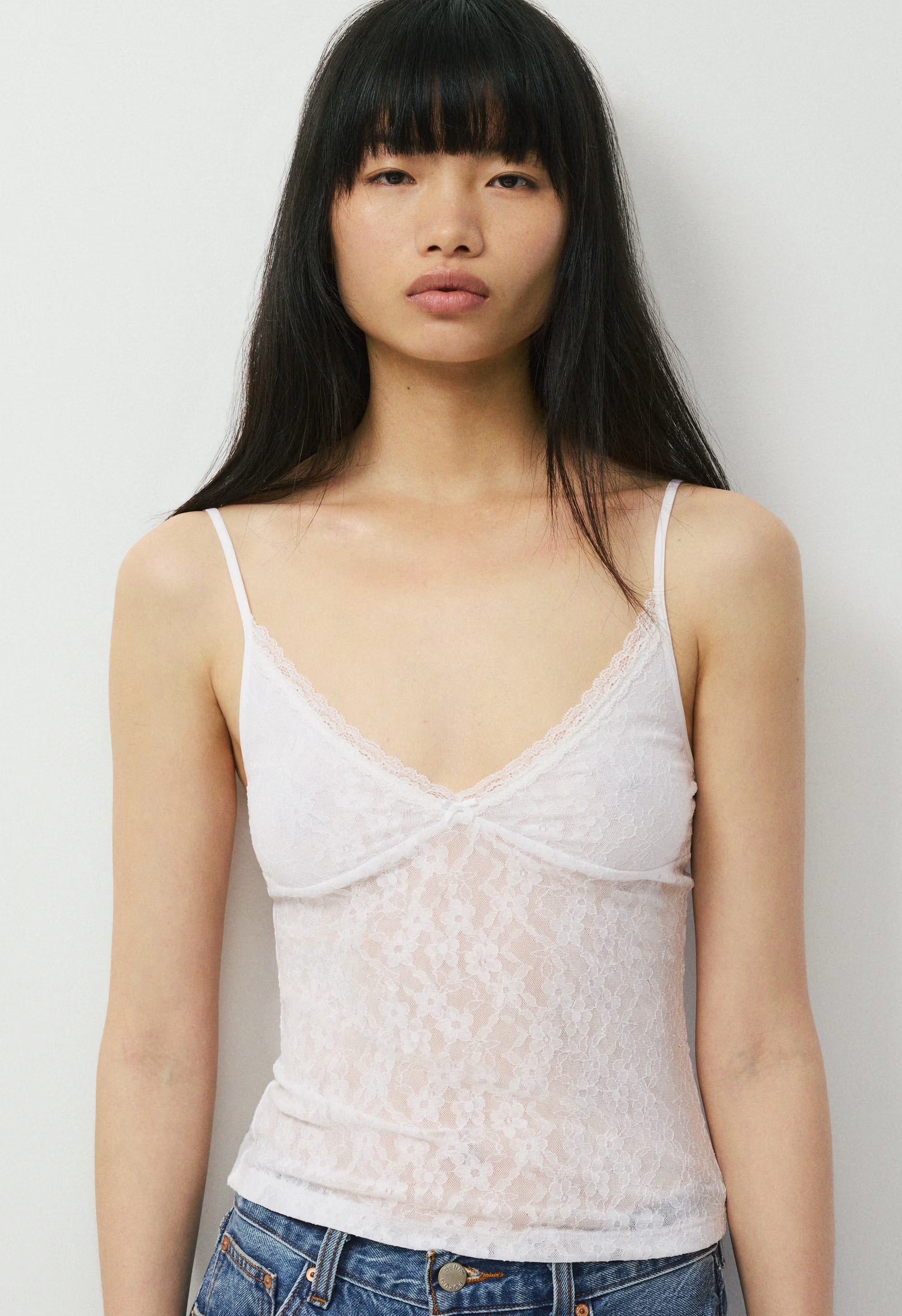 Locket Camisole - WHITE