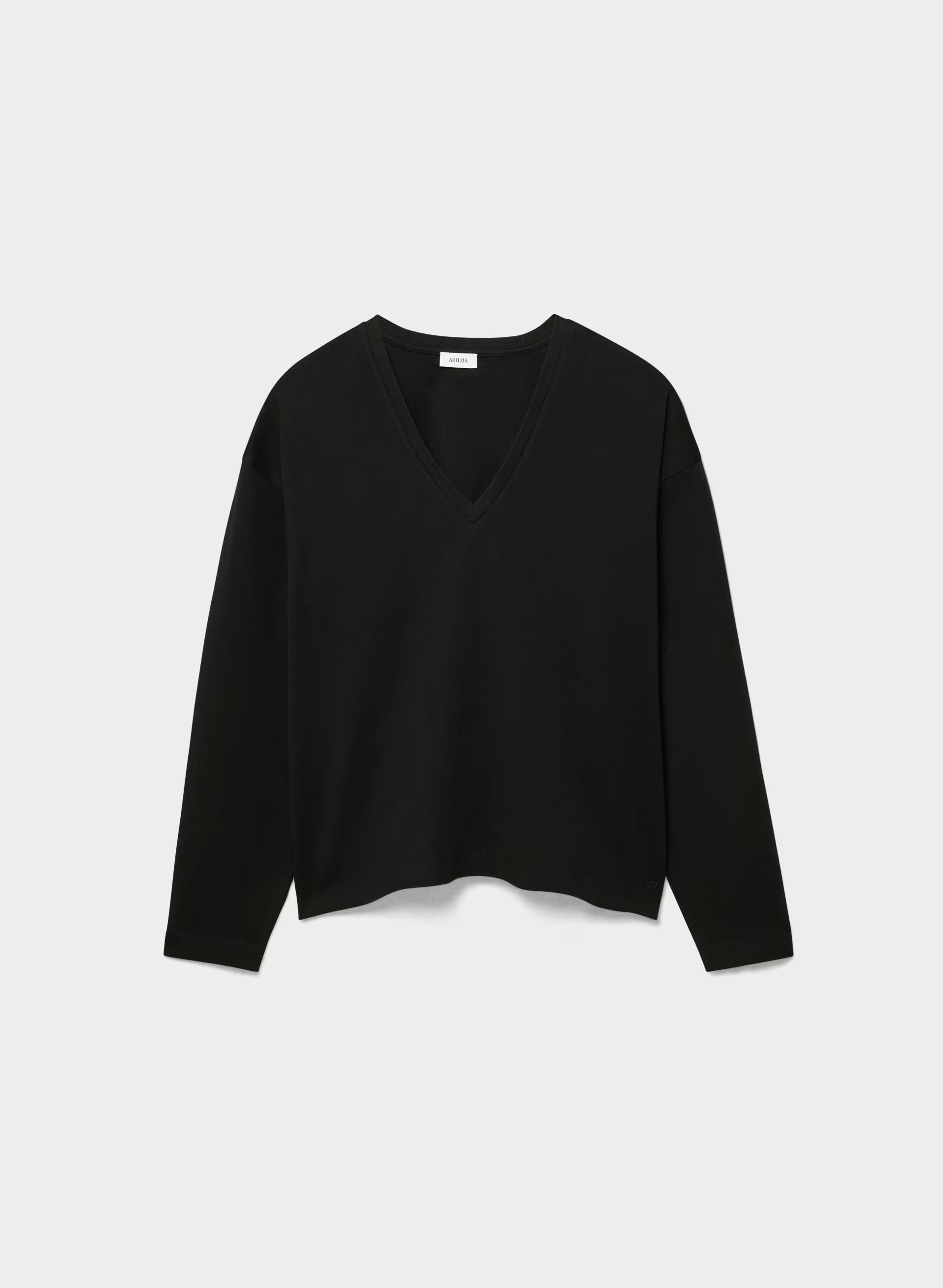 InterLock Cotton Mobile Longsleeve - BLACK
