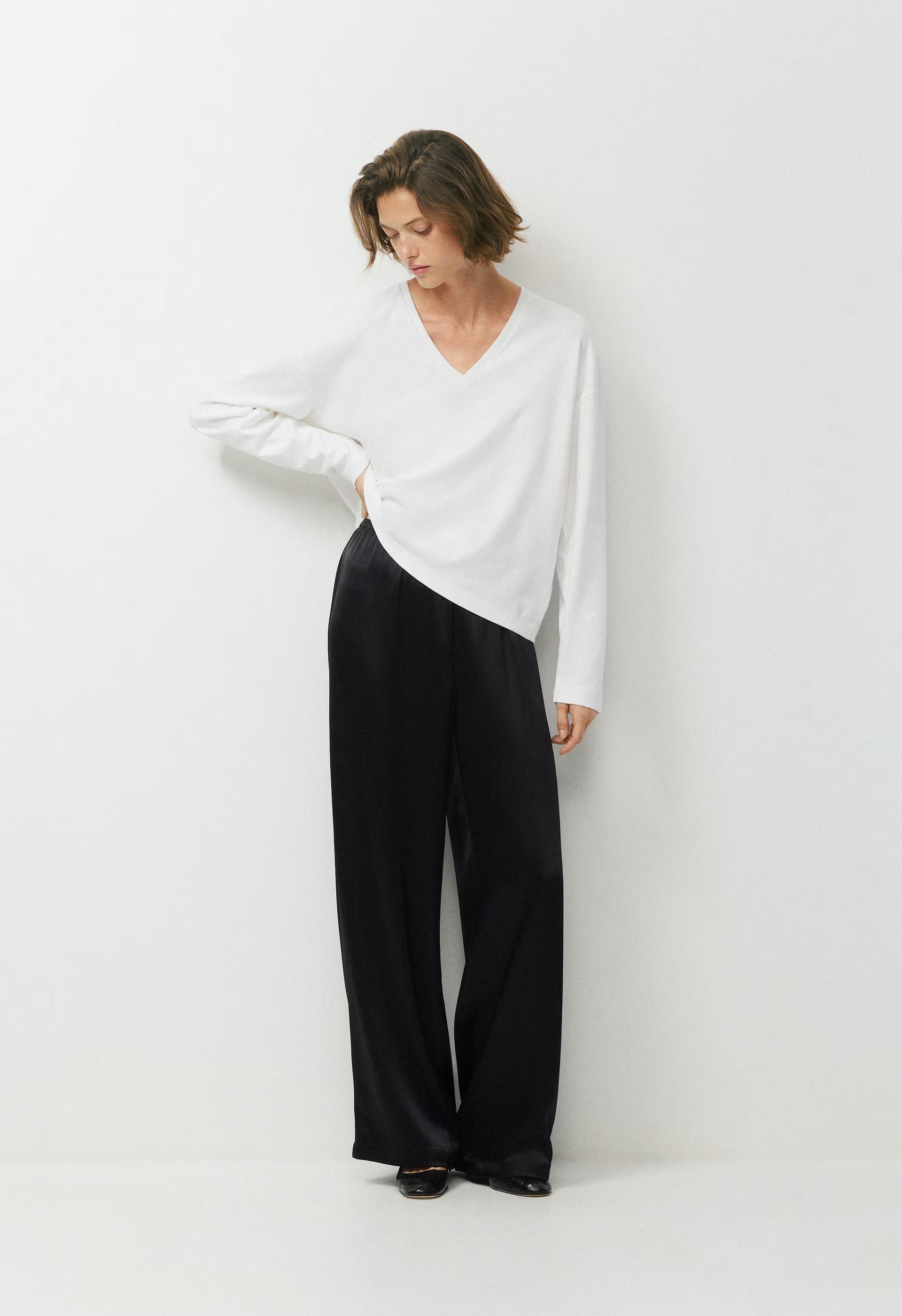 InterLock Cotton Mobile Longsleeve - WHITE