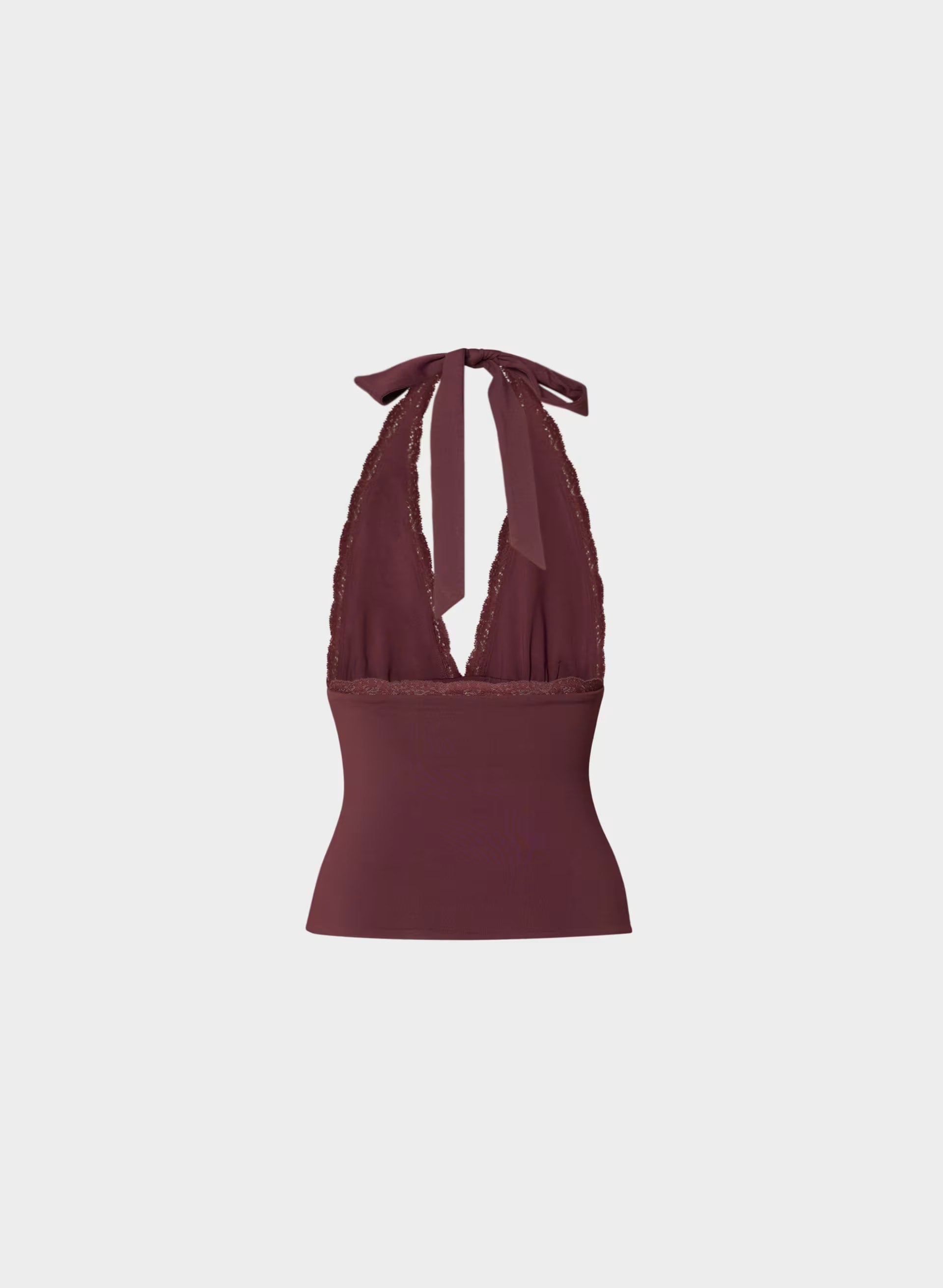 Original Contour Allure Halter Top - GALA PLUM
