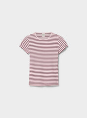 HomeStretch™ Rib Tune T-Shirt - MAGNOLIA/GALA PLUM